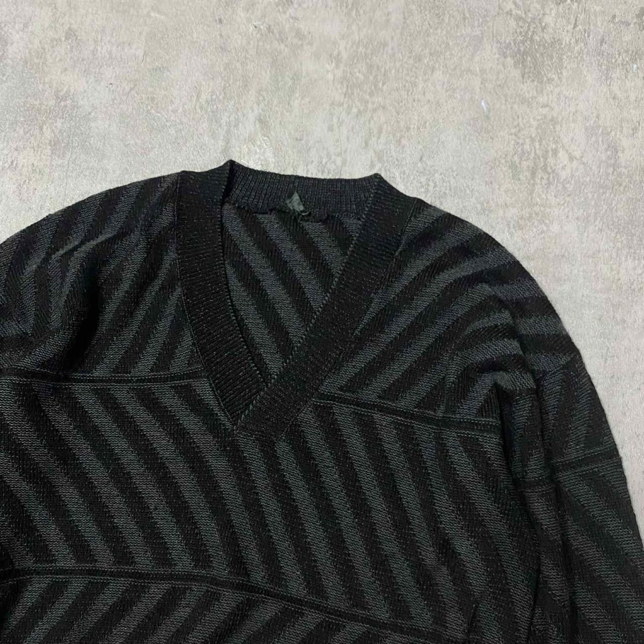 Other Black and grey striped vintage sweater knitwear Size US S / EU 44-46 / 1 - 2 Thumbnail