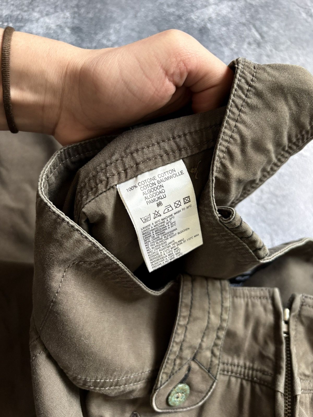 Diesel Vintage 00s Diesel Y2K Avant Garde Military Skirt Size 28 Size 28" / US 6 / IT 42 - 8 Thumbnail