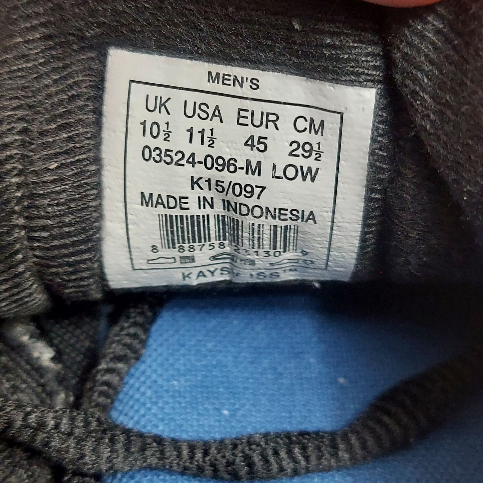 K-Swiss K-Swiss Men's US 11.5 Black Orange Cross Training Shoes EUC Size US 11.5 / EU 44-45 - 9 Thumbnail