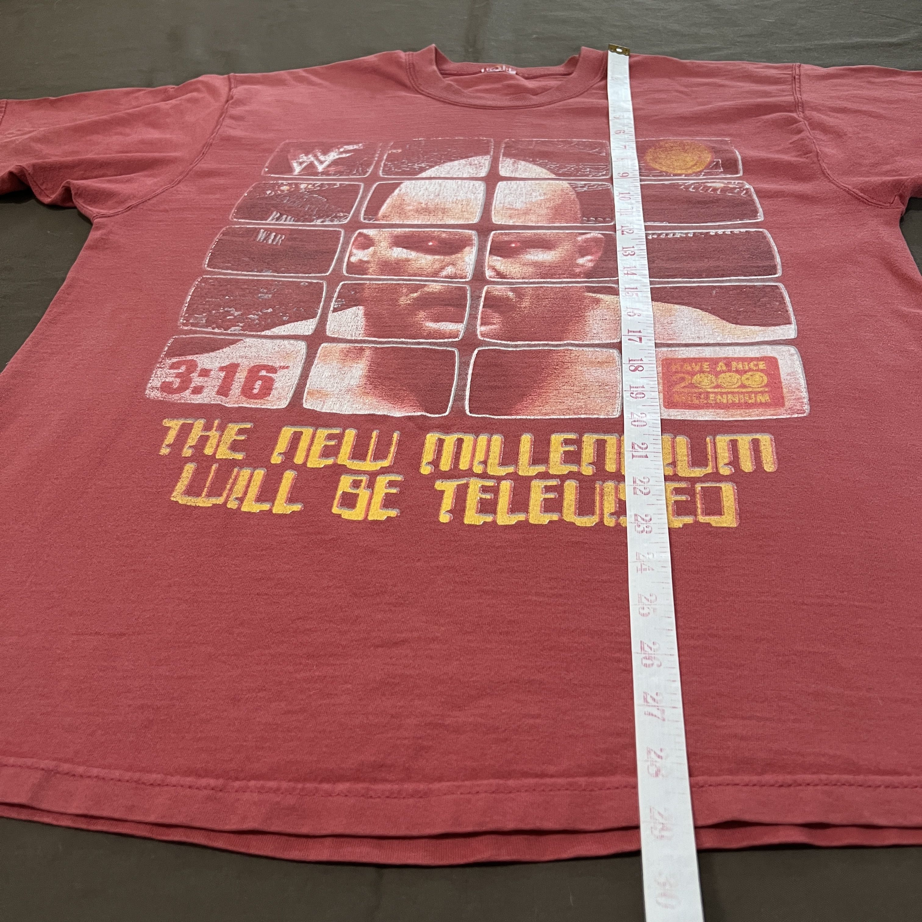 Vintage Vintage Stone Cold Steve Austin Millennium Tee Faded XL Size US XL / EU 56 / 4 - 9 Thumbnail