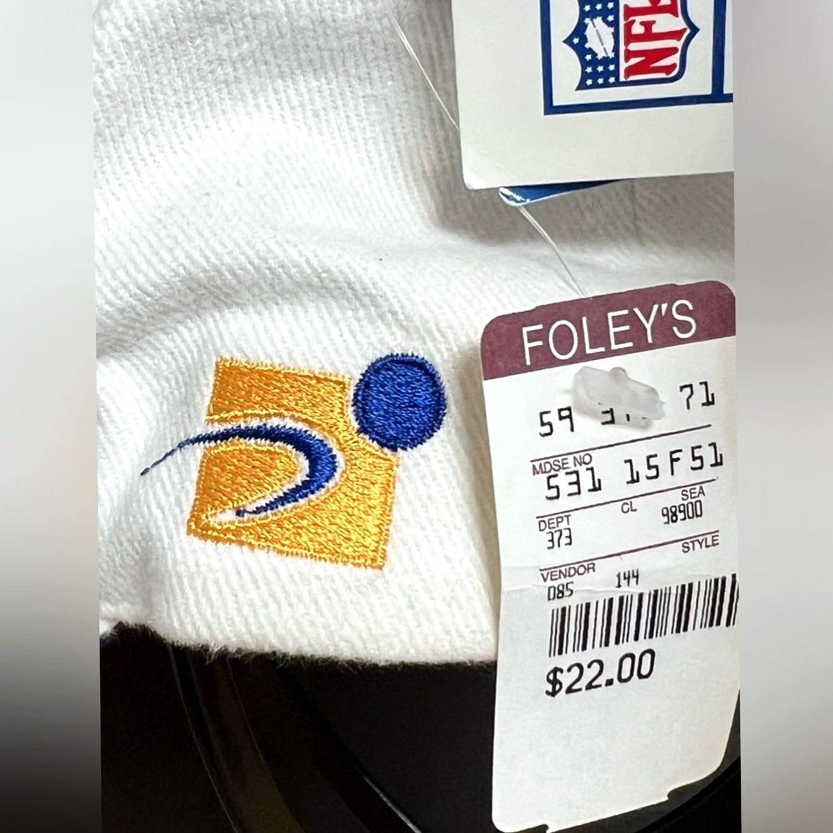 Sports Specialties VINTAGE Denver Broncos Hat Conference Champions Sports Specialties Pro Line Snapback White Mens One Size Size ONE SIZE - 6 Thumbnail