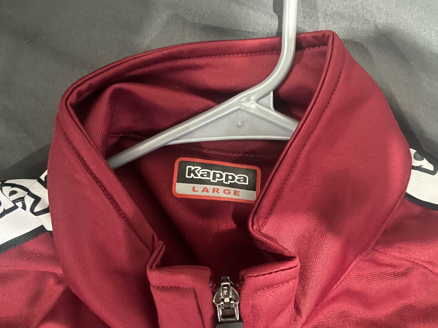 Kappa Rare Kappa Dark Red Zip Up Size US L / EU 52-54 / 3 - 3 Thumbnail