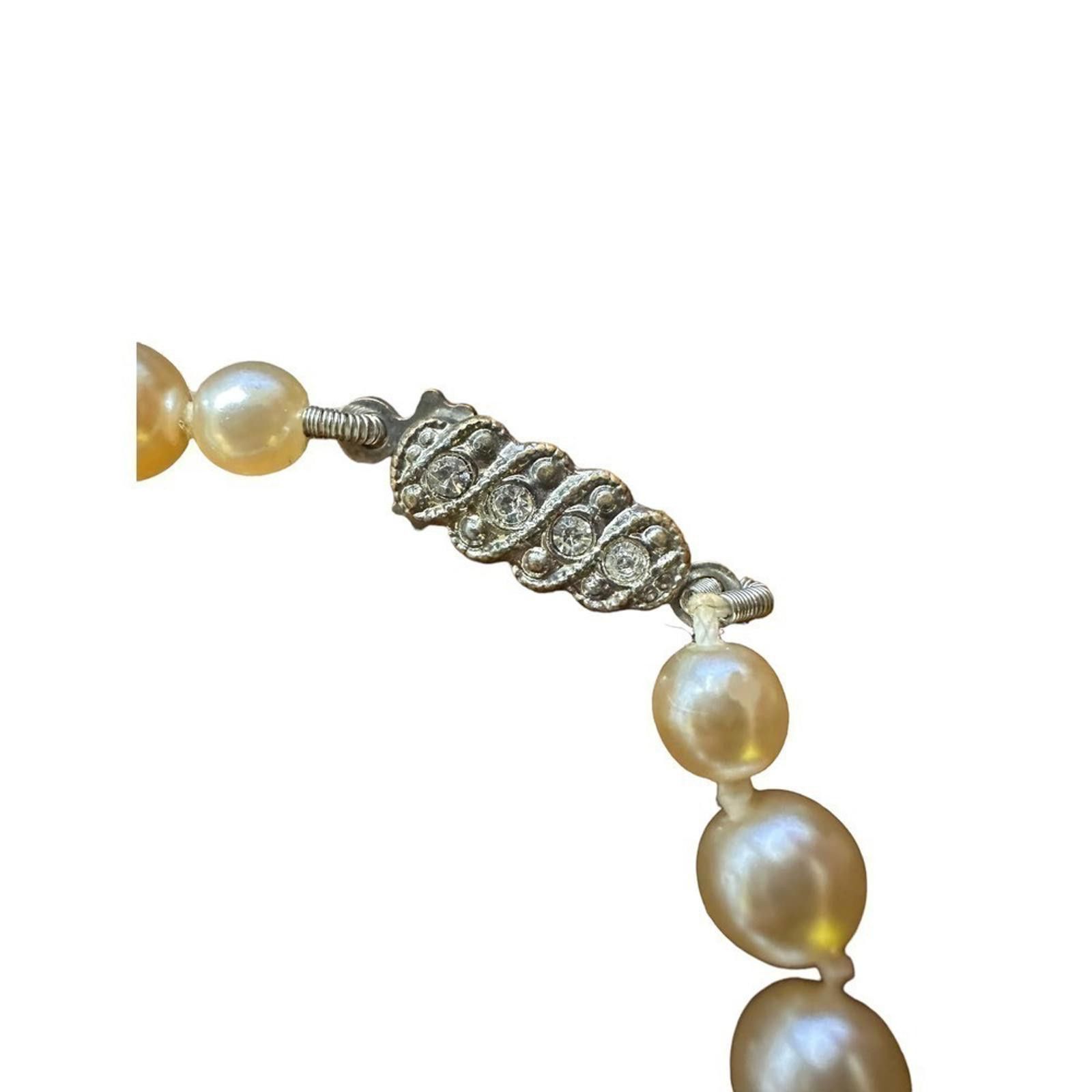 Vintage Vintage String of Imitation Pearls Size ONE SIZE - 3 Thumbnail