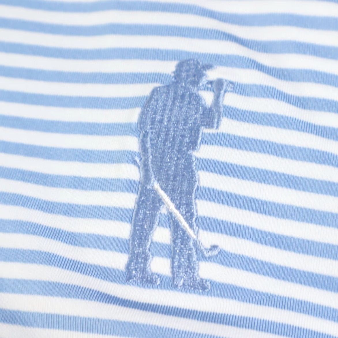Vintage USAG Polo Shirt Blue Striped Shirt XL Men U Suck at Golf High Stretch Size US XL / EU 56 / 4 - 7 Thumbnail