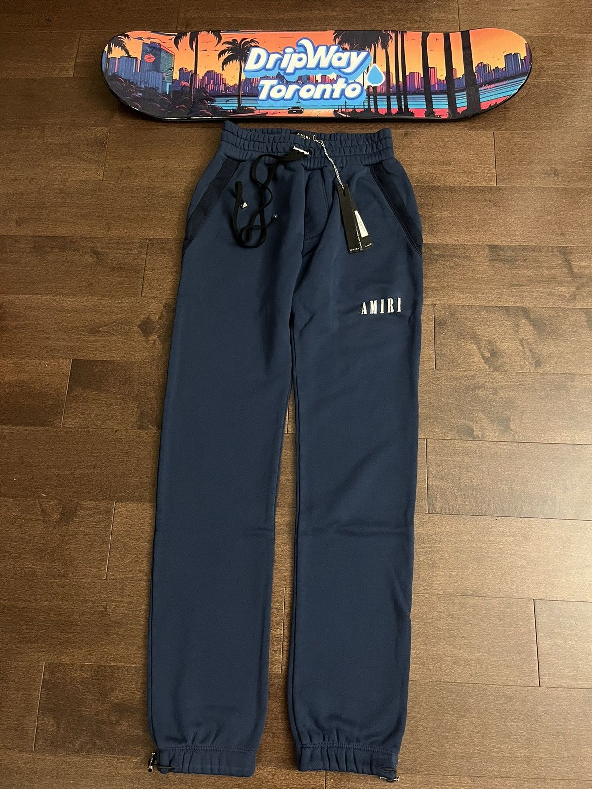 image of Navy Blue Amiri Sweatpants, Men's (Size 31)