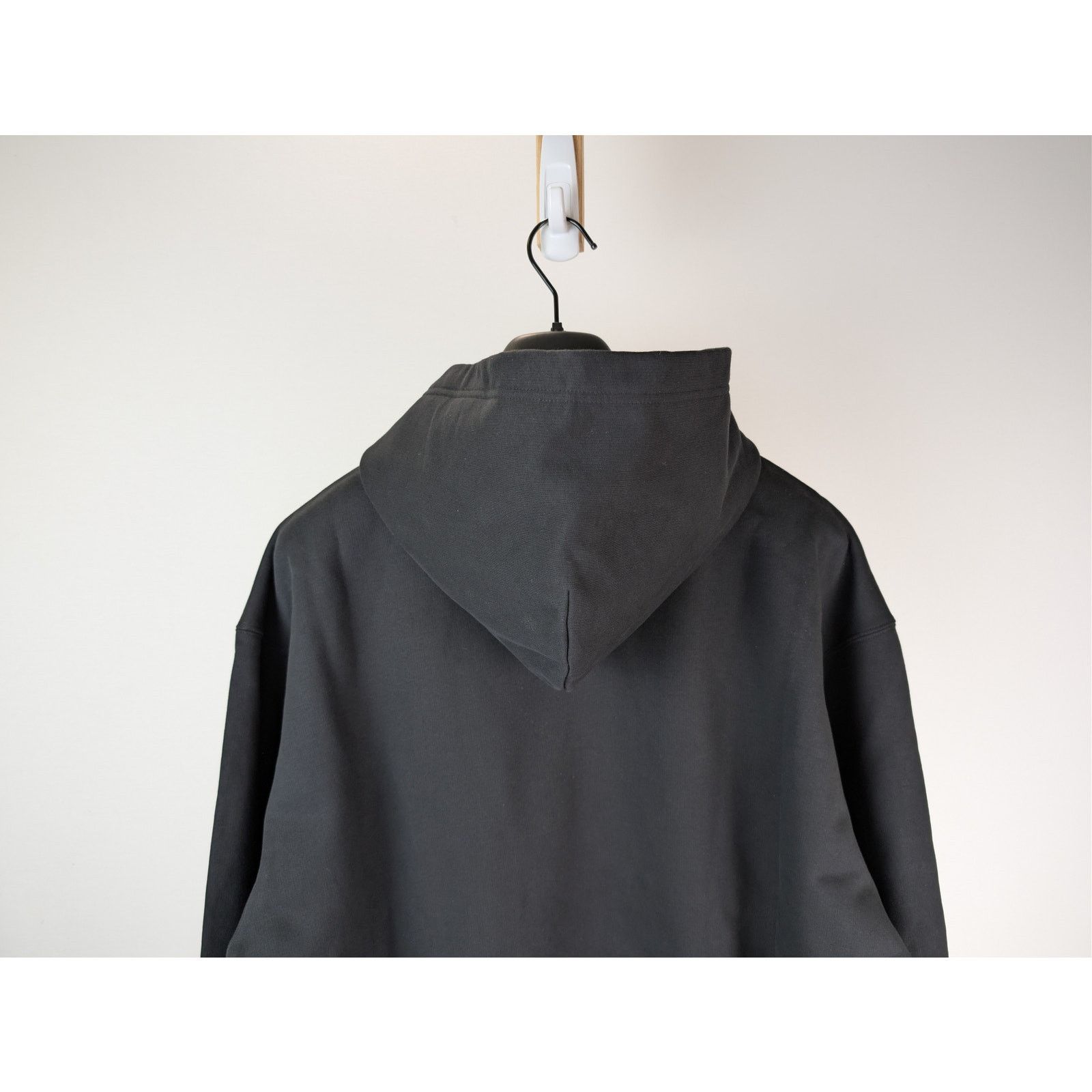 Balenciaga o1rshd1 BB Corp Molleton Bouclette Medium Fit Hoodie Black Size US L / EU 52-54 / 3 - 11 Thumbnail