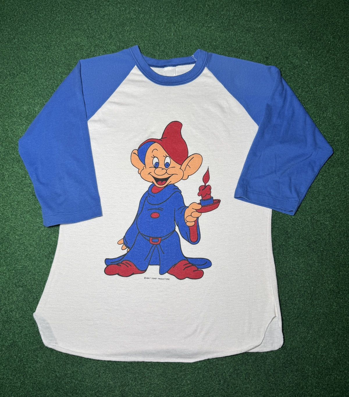 Disney × Vintage Vintage 70s 80s Snow White Dopey Dwarf RARE Disney T Shirt Size US M / EU 48-50 / 2 - 1 Thumbnail