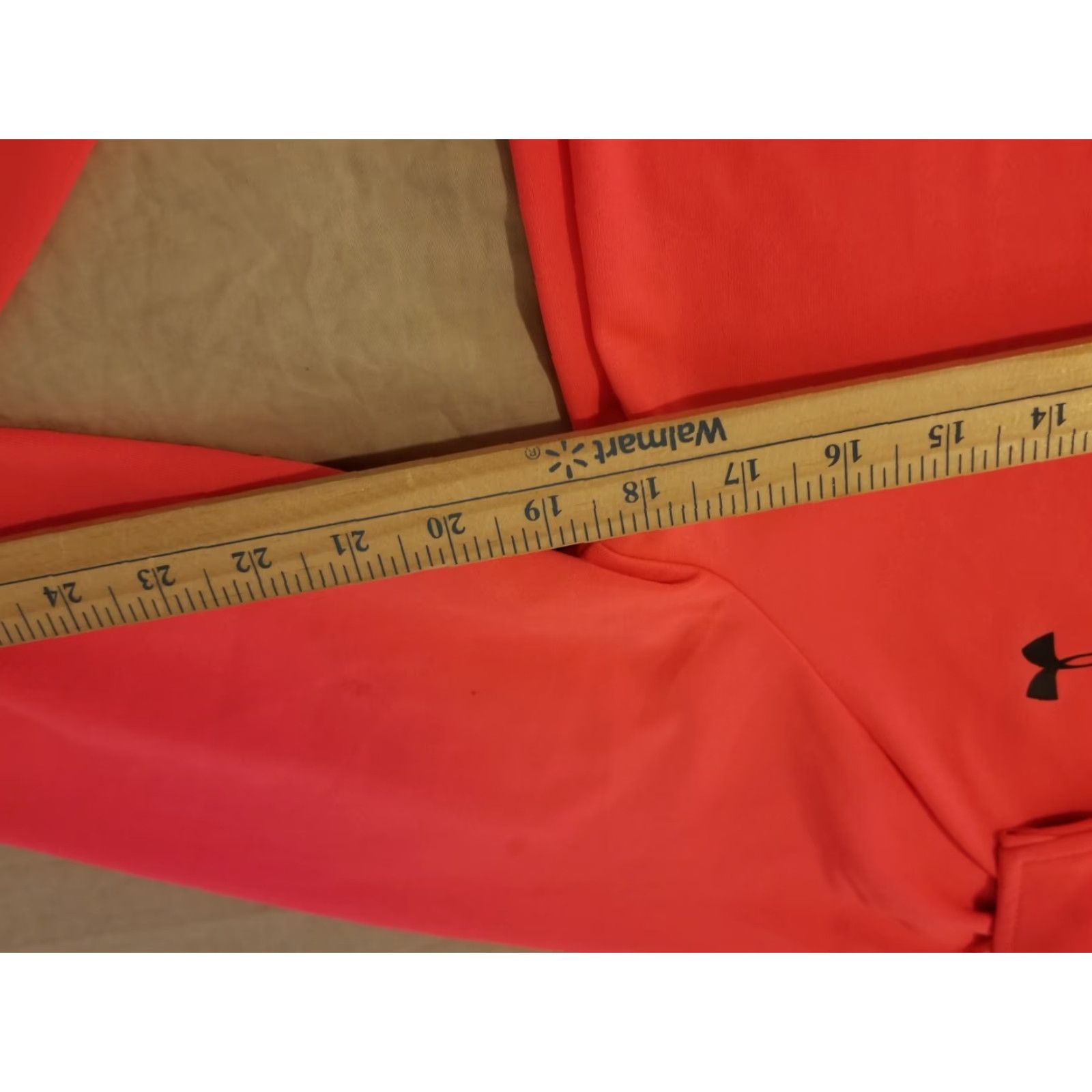 Under Armour Under Armour Shirt S Small Orange Long Sleeve Zip Athletic Mens Size US S / EU 44-46 / 1 - 4 Thumbnail