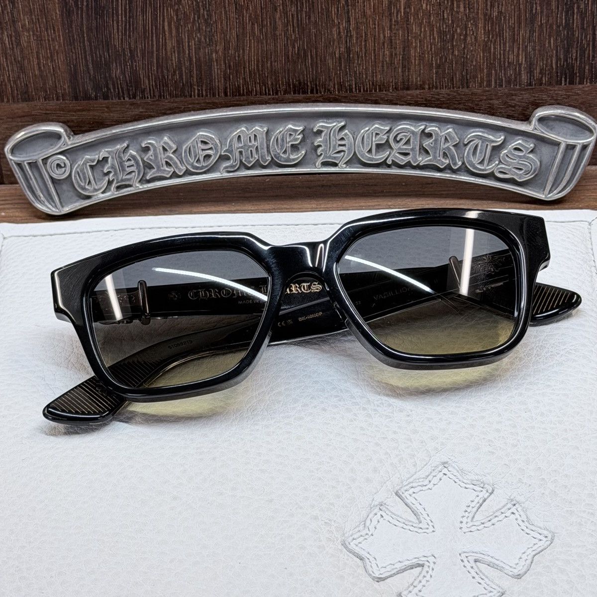 Chrome Hearts Chrome Hearts VAGILLIONAIRE II Sunglasses Size ONE SIZE - 1 Thumbnail