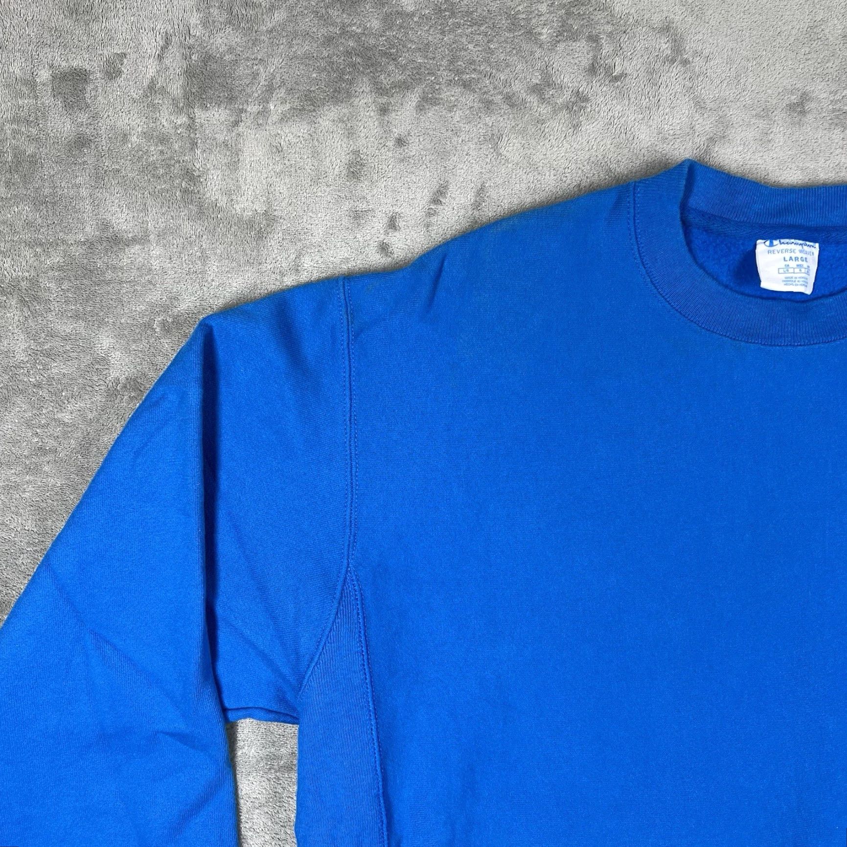 Champion VINTAGE Champion Reverse Weave Sweatshirt Men XL Blue Crewneck, Heavyweight, Embroidered Logo, 90s USA Preppy Pullover Size US XL / EU 56 / 4 - 2 Thumbnail