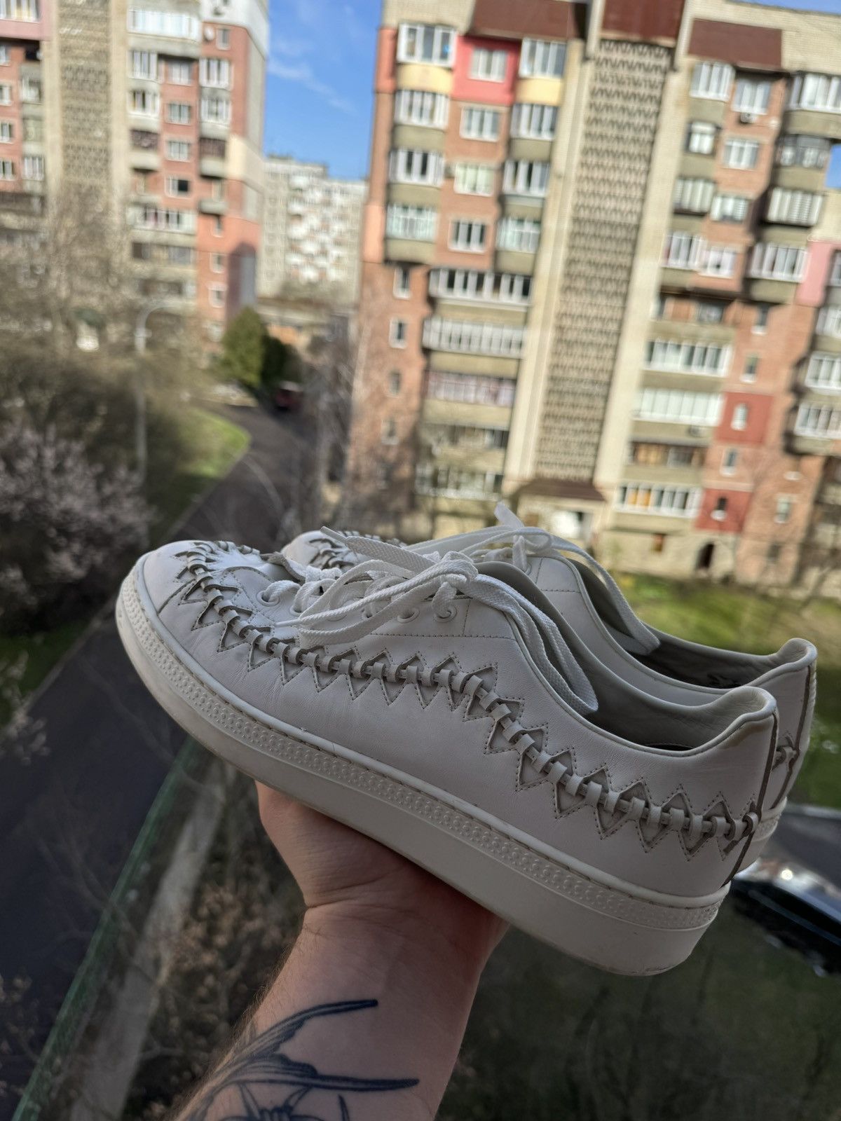 Alaia Alaia Alaïa Paris Leather Sneakers Size 41 Size US 10 / IT 40 - 5 Thumbnail