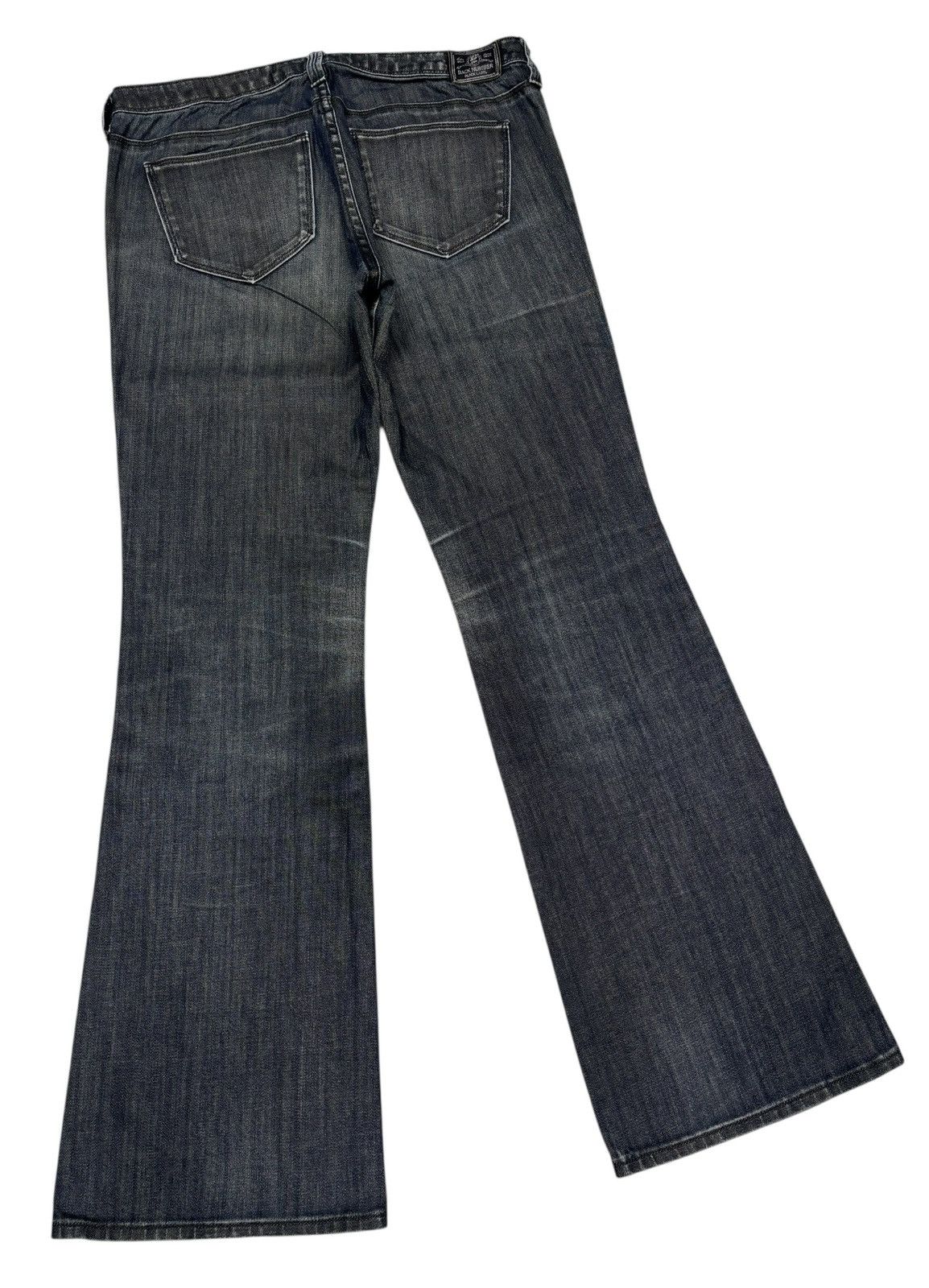 Hysteric Glamour × Undercover FLARE WAXED BACK NUMBER LOW RISE BOOTCUT JEANS FLARE JEAN Size US 32 / EU 48 - 4 Thumbnail