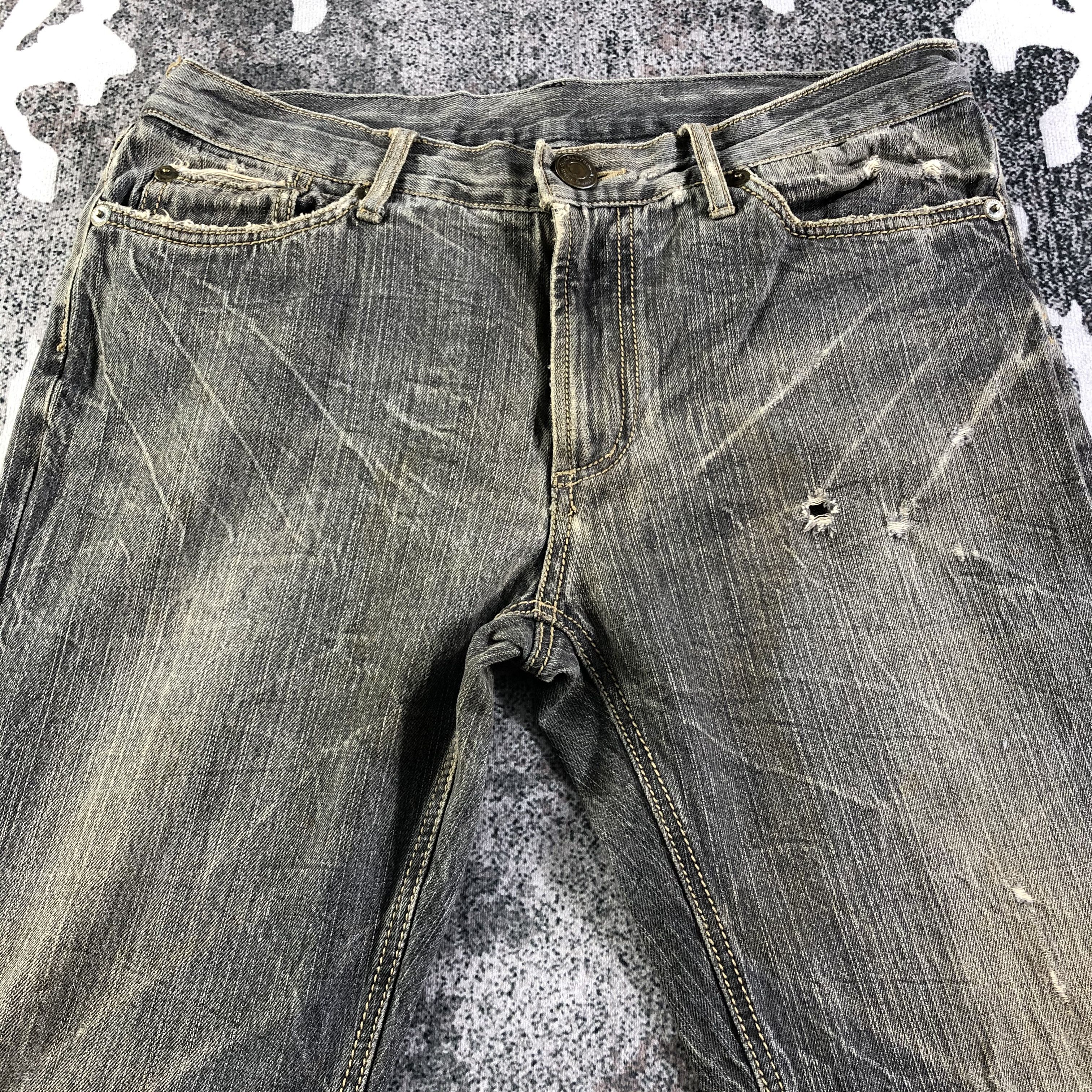 Japanese Brand Vintage Japanese Jeans Faded Black Denim KJ2446 Size US 32 / EU 48 - 3 Thumbnail