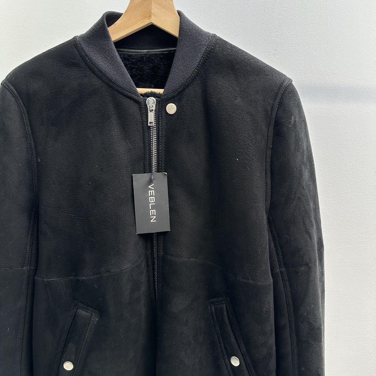 Rick Owens Rick Owens Suede Shearling Lined Bomber Jacket Size US L / EU 52-54 / 3 - 2 Thumbnail