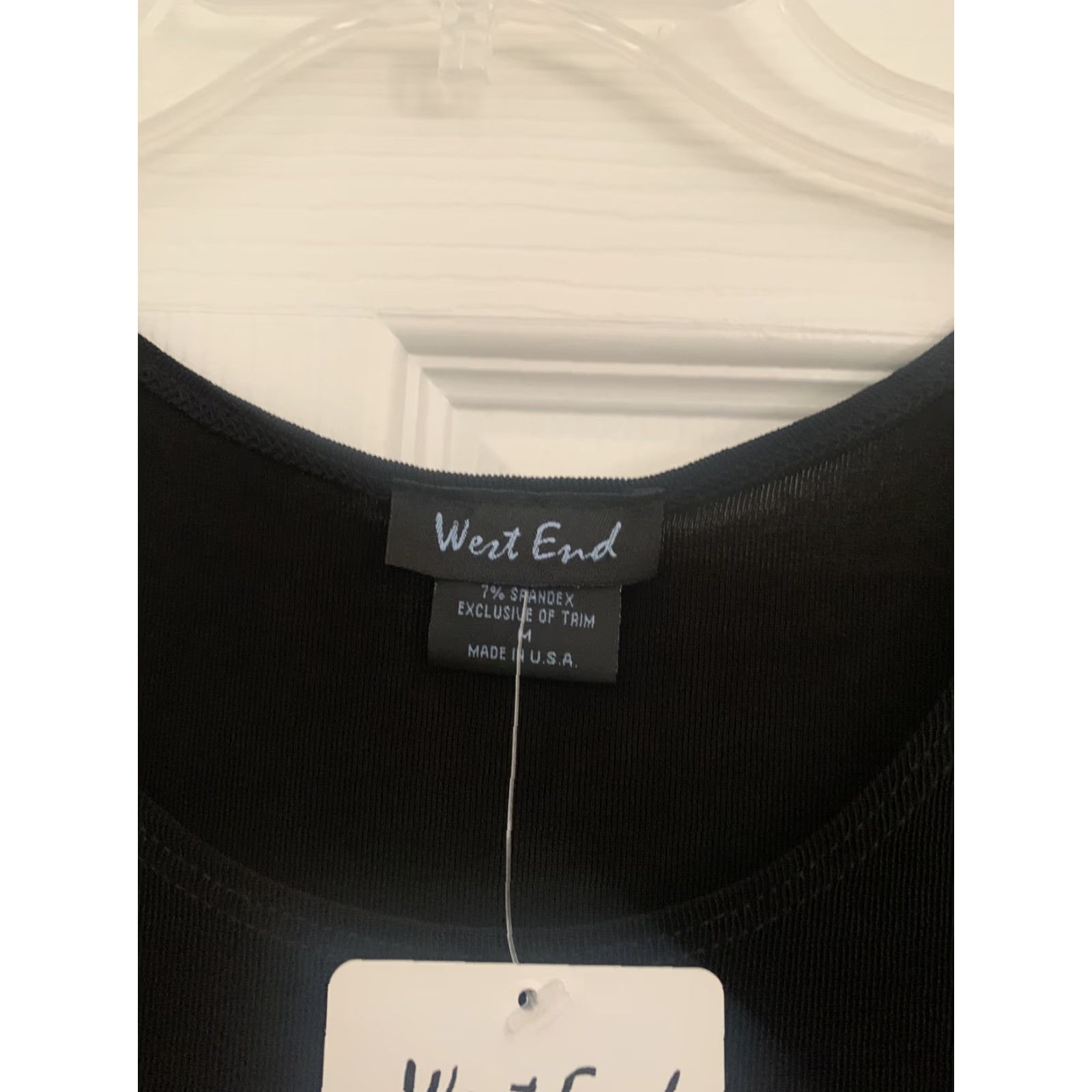 Vintage West End Black Sleeveless Blouse M User: West End Black Sleeveless Blouse M Size M / US 6-8 / IT 42-44 - 3 Thumbnail