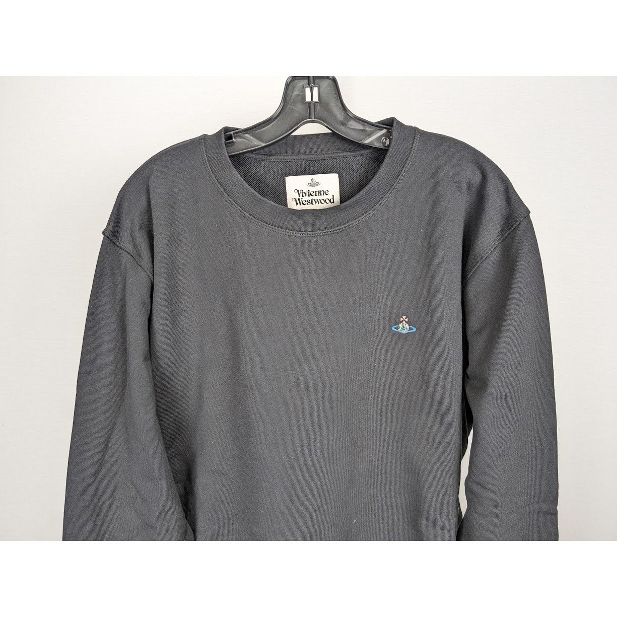Vivienne Westwood o1rshd1 Logo Sweatshirt in Black Size US XL / EU 56 / 4 - 6 Thumbnail
