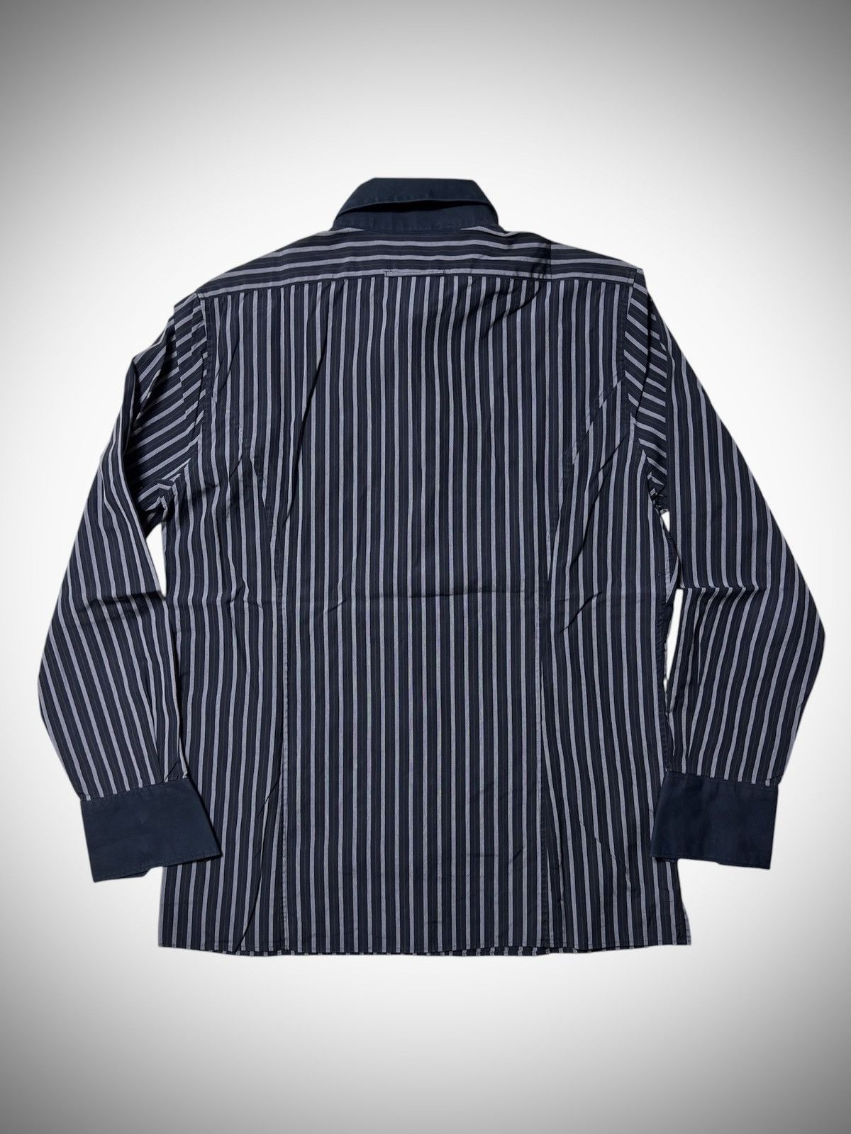 Jean Paul Gaultier Jean Paul Gaultier - Cotton Striped Long Sleeve Shirt Size US S / EU 44-46 / 1 - 6 Thumbnail
