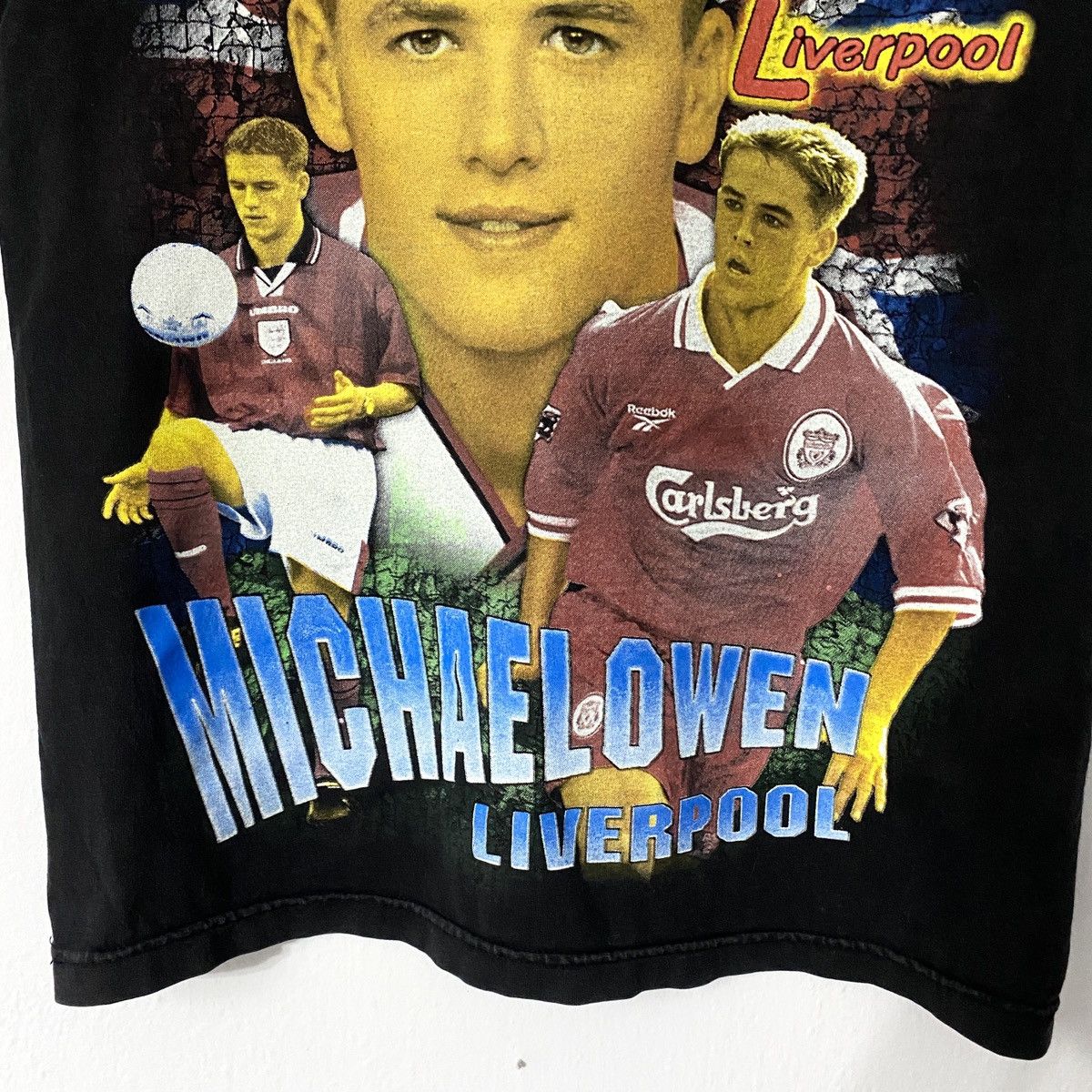 Vintage 1996 1998 Liverpool Owen Vintage Soccer Jersey Tee Kit Shirt Size US M / EU 48-50 / 2 - 4 Thumbnail