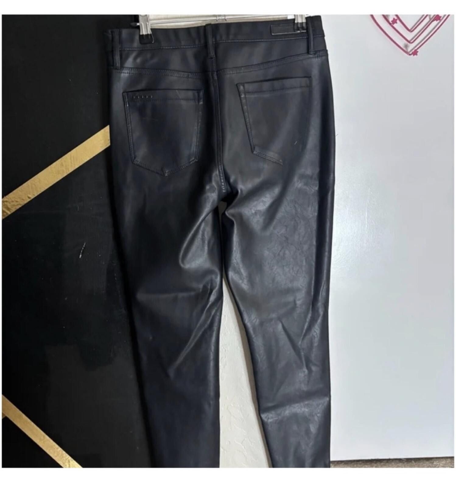 BLANKNYC (BLANKNYC) Black Leather Pants Size 28" / US 6 / IT 42 - 6 Thumbnail