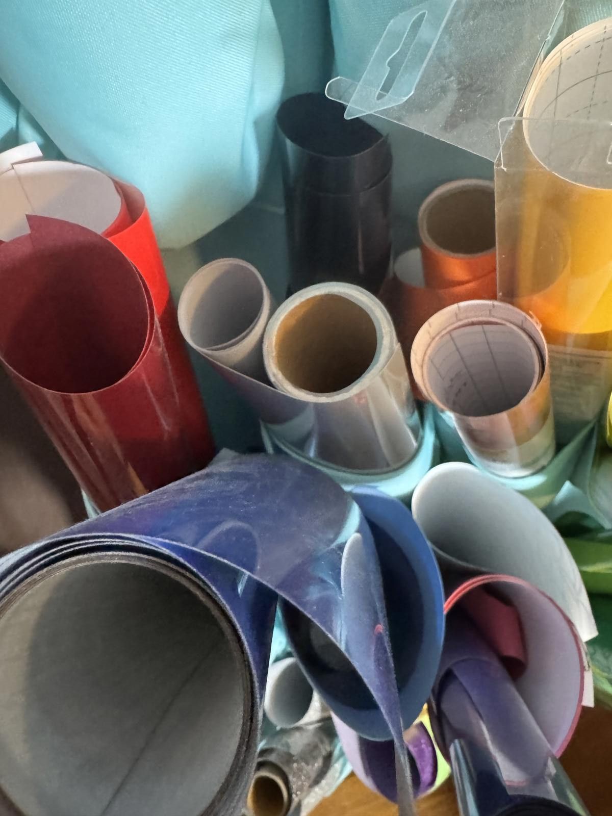 Other Lot of Vinyl- Heat and Adhesive Size ONE SIZE - 8 Thumbnail