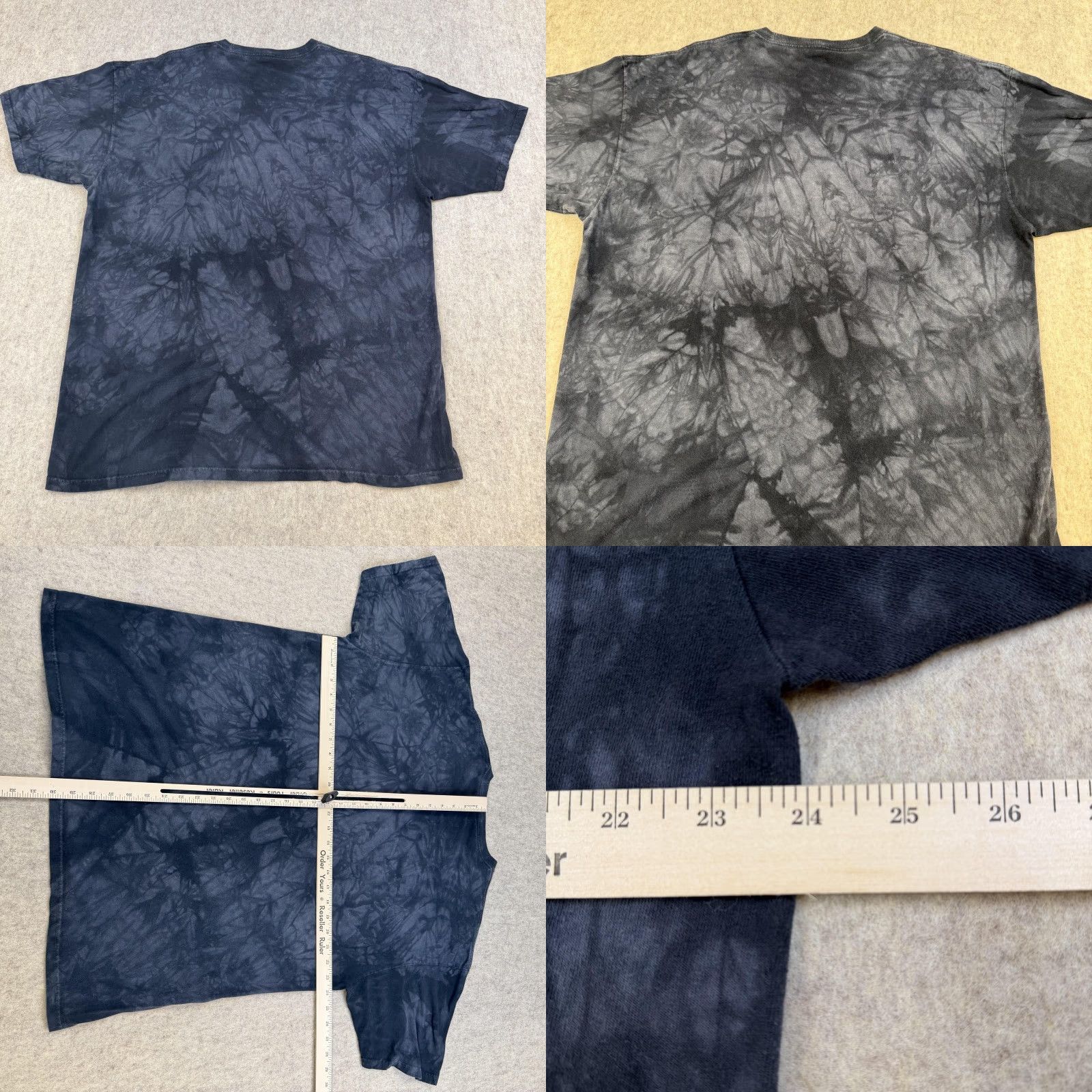 The Mountain The Mountain Shirt Mens 2XL Black Gray Dragon Graphic Tie Dye Fantasy Tee USA Size US XXL / EU 58 / 5 - 8 Thumbnail