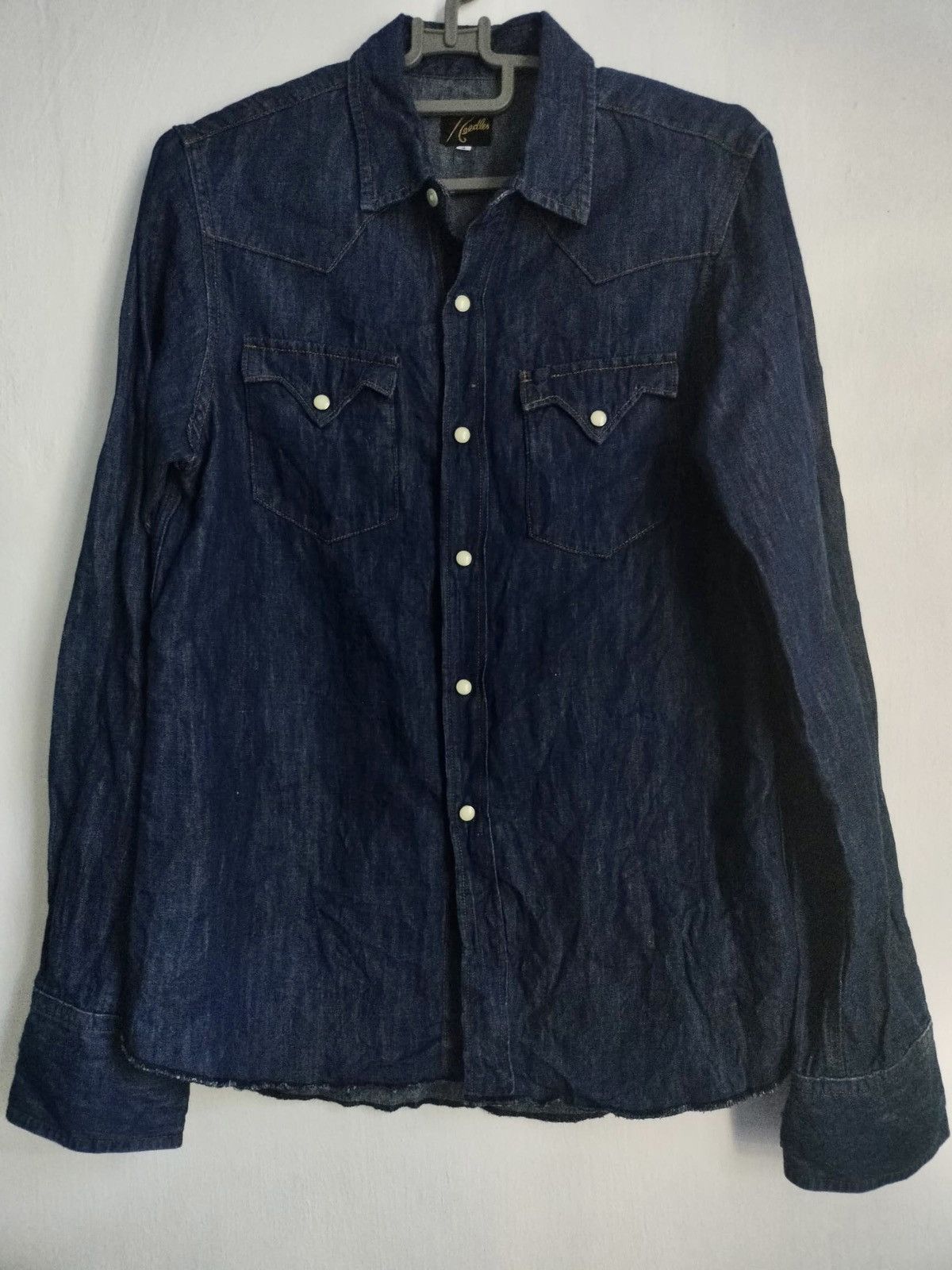 Needles Needles western shirt indigo snap button Size US S / EU 44-46 / 1 - 1 Thumbnail
