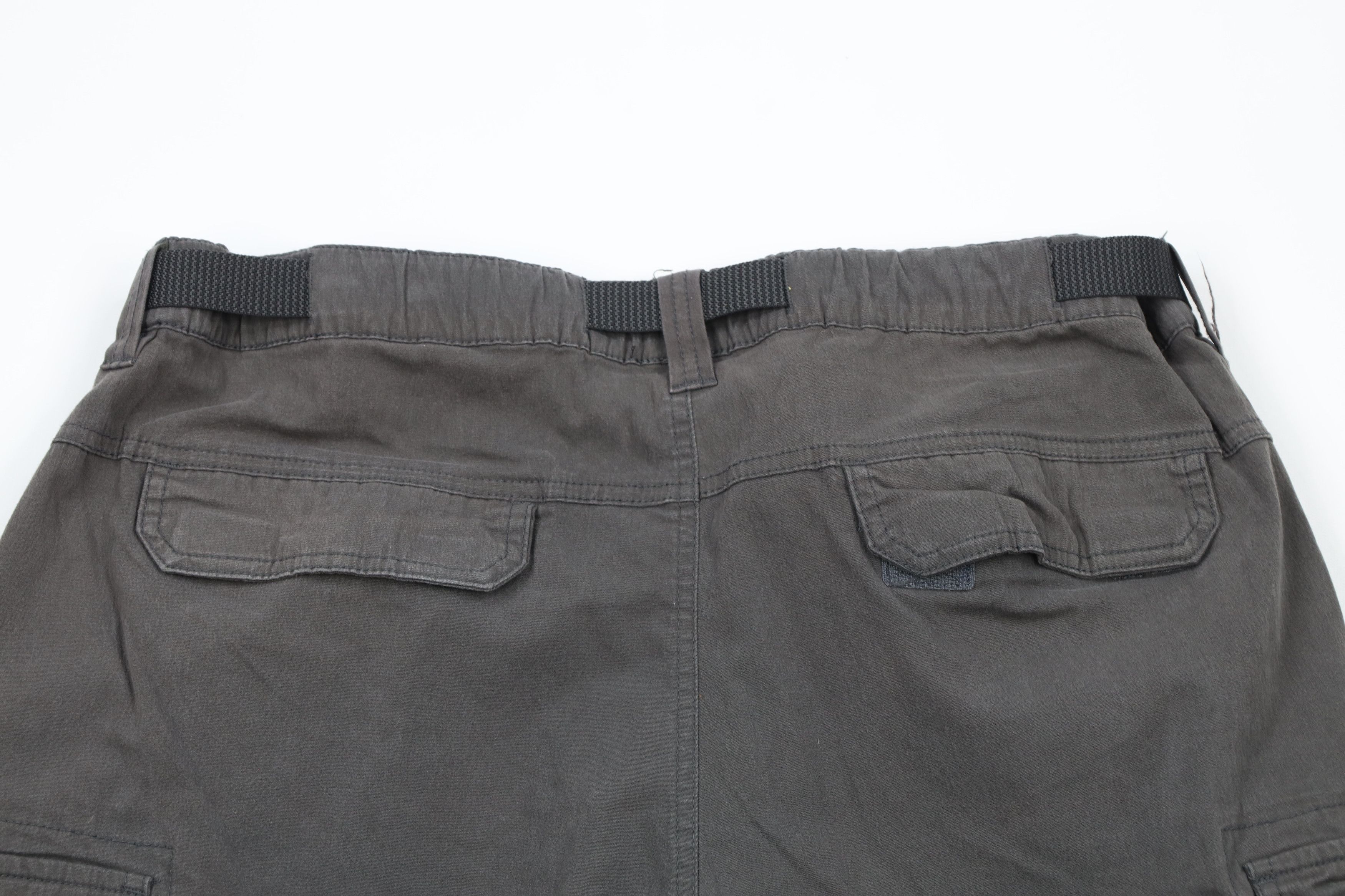 Vintage Vintage Streetwear Wide Leg Cargo Pants Short Gray Size 40 - 9 Thumbnail