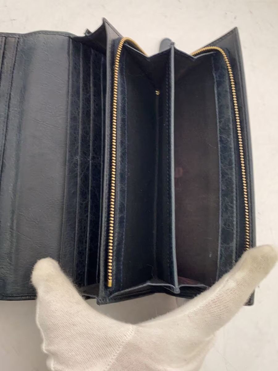 Balenciaga Balenciaga Leather Long Wallet Black Size ONE SIZE - 4 Thumbnail