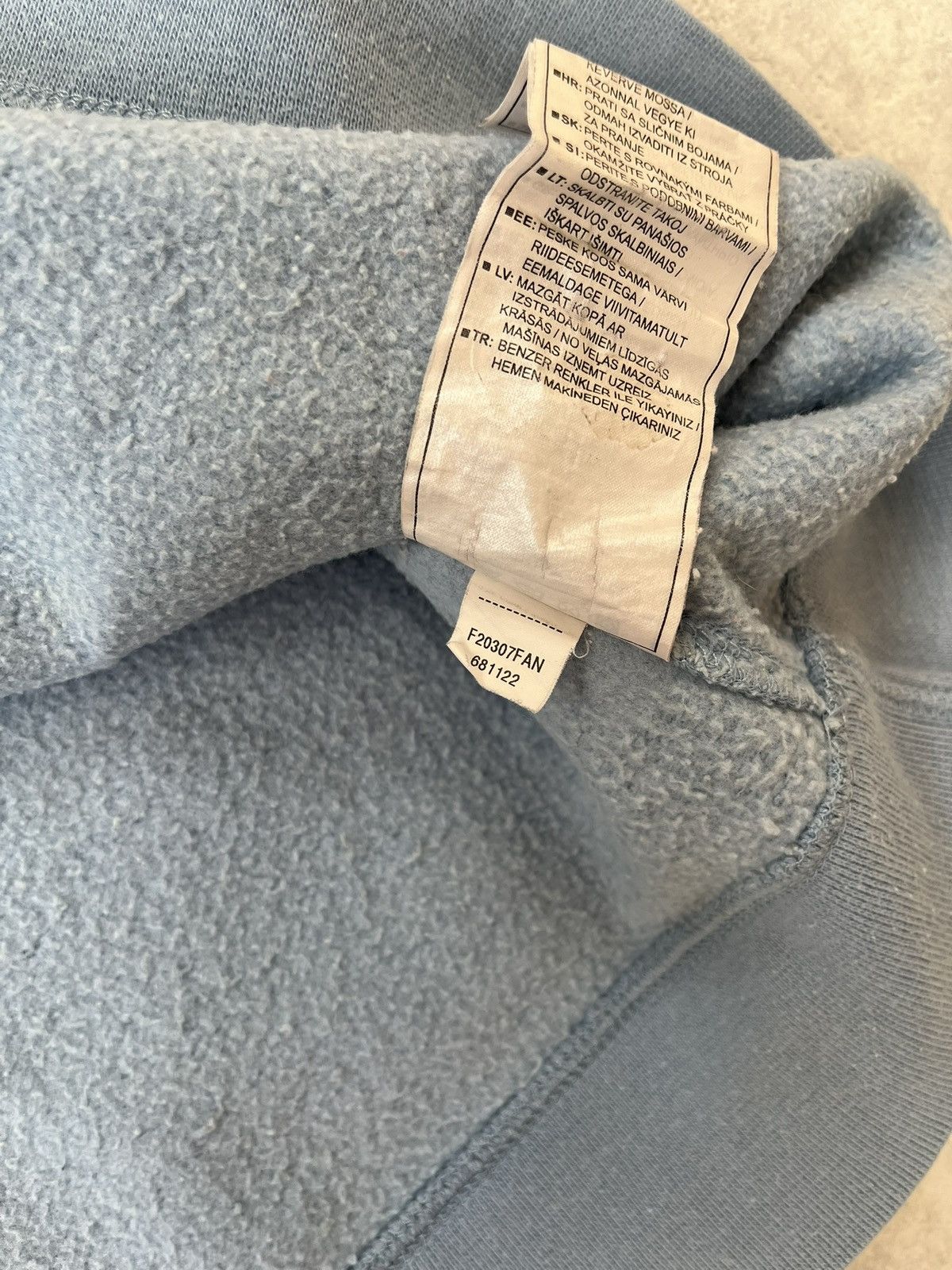 Nike × Vintage 90s Nike Spellout Vintage Y2K Oversized Retro Sweatshirt Size US XL / EU 56 / 4 - 6 Thumbnail