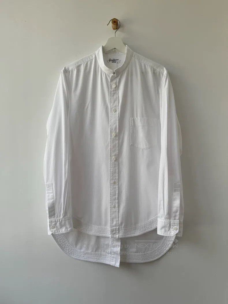 Yohji Yamamoto Yohji Yamamoto 90s Hook-Up Collar Shirt Size US L / EU 52-54 / 3 - 3 Thumbnail