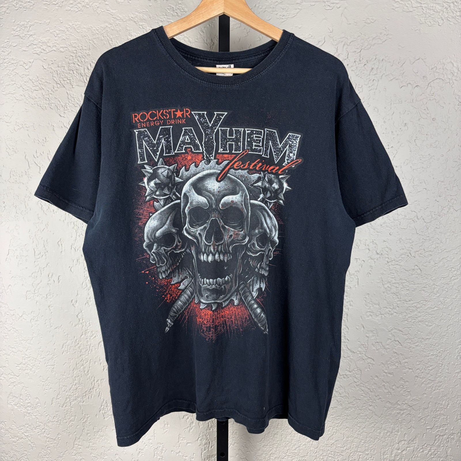 Rockstar Energy 2012 Mayhem Festival Slipknot Metal Lrge Tee