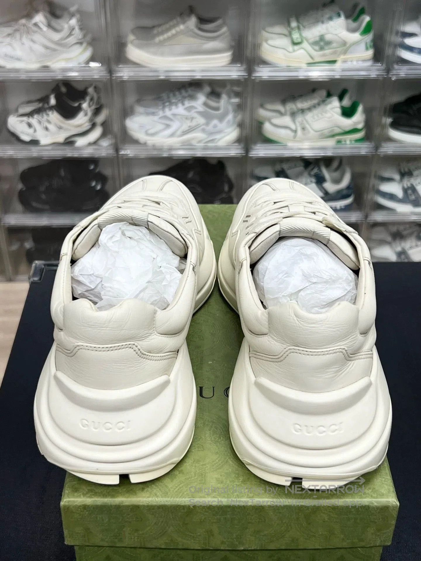 Gucci gucci rhyton dad sneakers with logo. Size US 10 / EU 43 - 6 Thumbnail