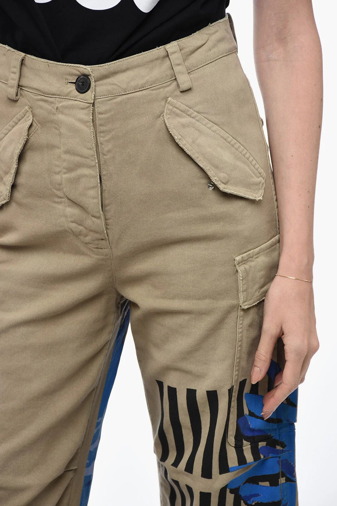 Dior og1mm0326 Cargo Pant in Beige Size 38" / US 16 / IT 52 - 3 Thumbnail