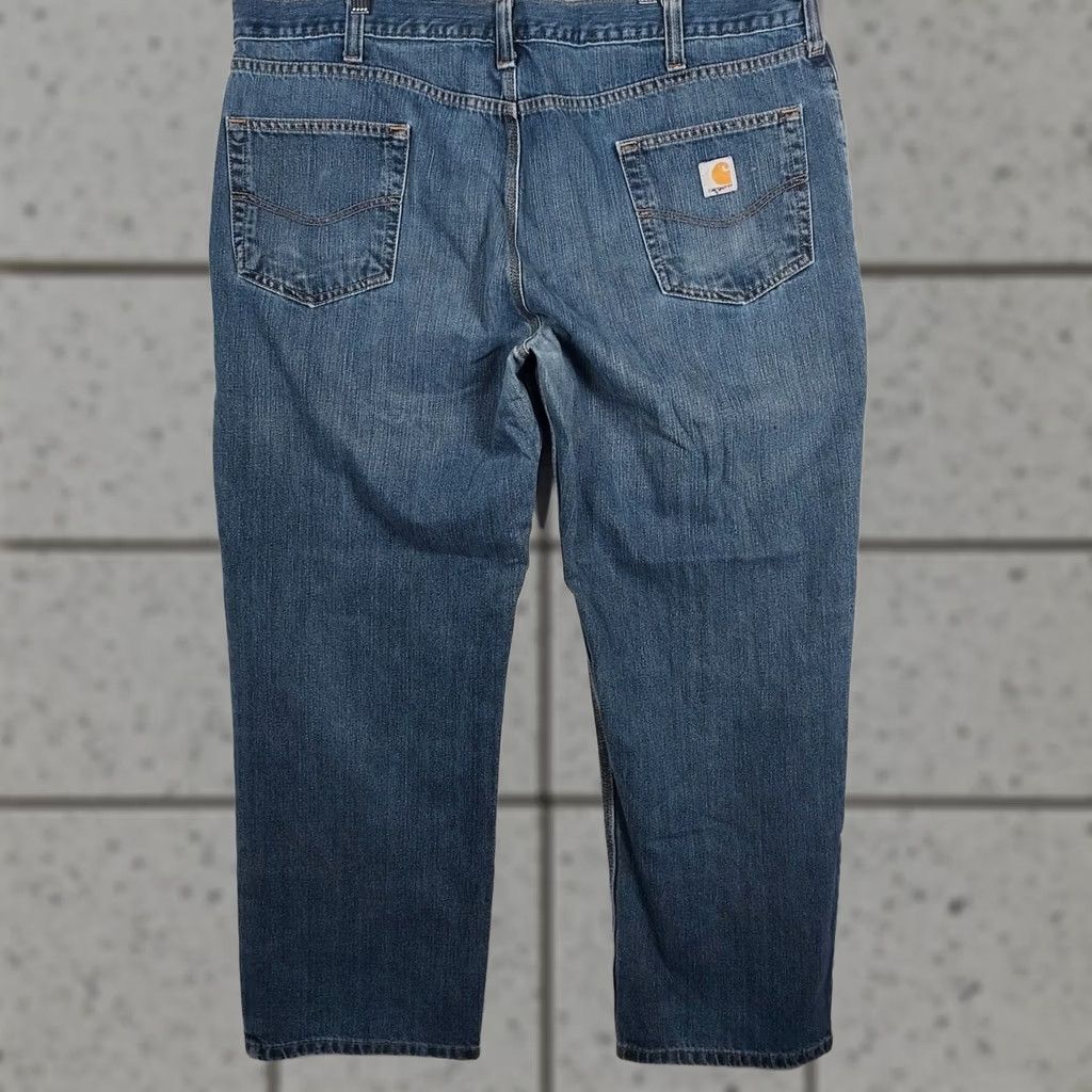 Carhartt Carhartt Jeans Mens Relaxed Fit 42x30 Blue Denim USA Made Size US 42 / EU 58 - 1 Thumbnail