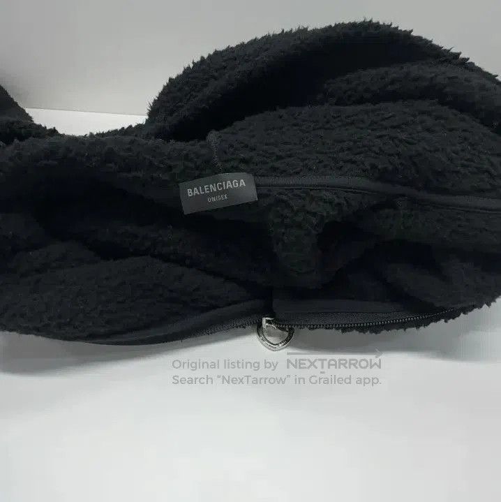 Balenciaga Balenciaga Black Hooded Bear Fleece Sweatshirt. Size US S / EU 44-46 / 1 - 9 Thumbnail
