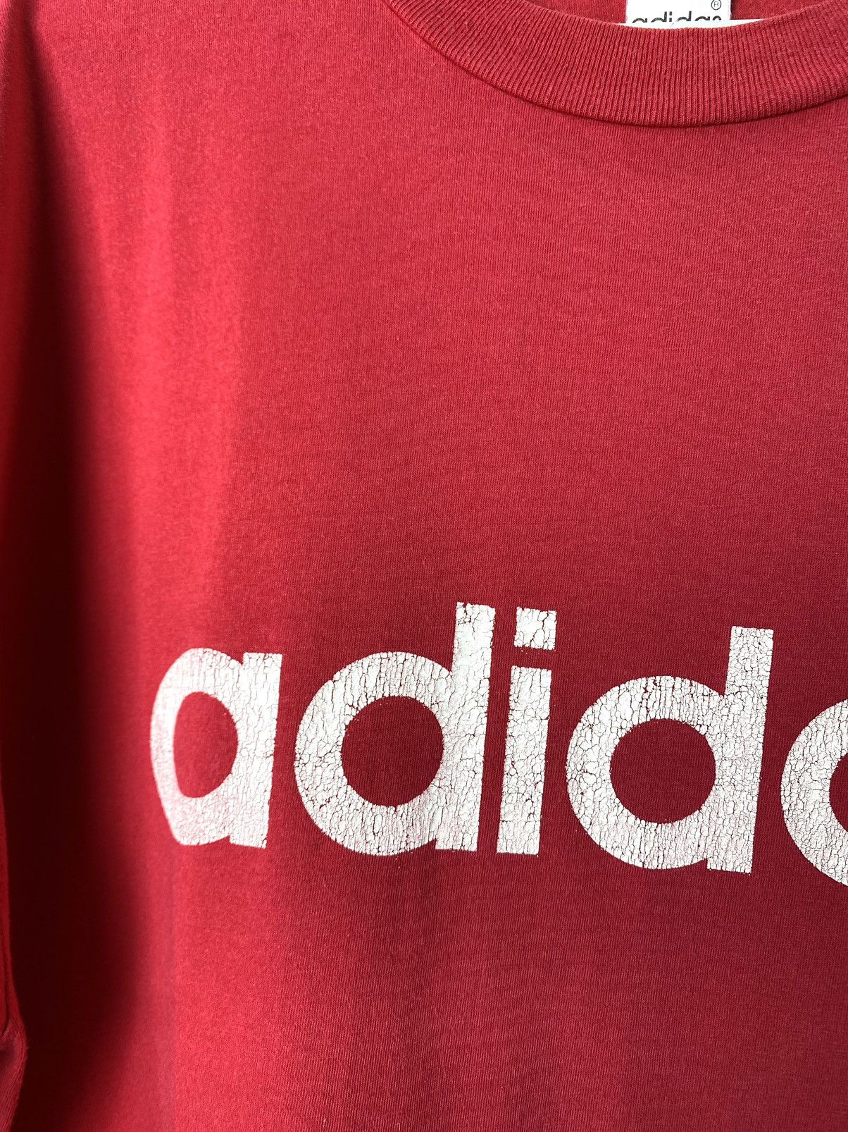 Adidas 80-90’s RARE! Vintage Adidas T Shirt Center Logo Size US XL / EU 56 / 4 - 4 Thumbnail