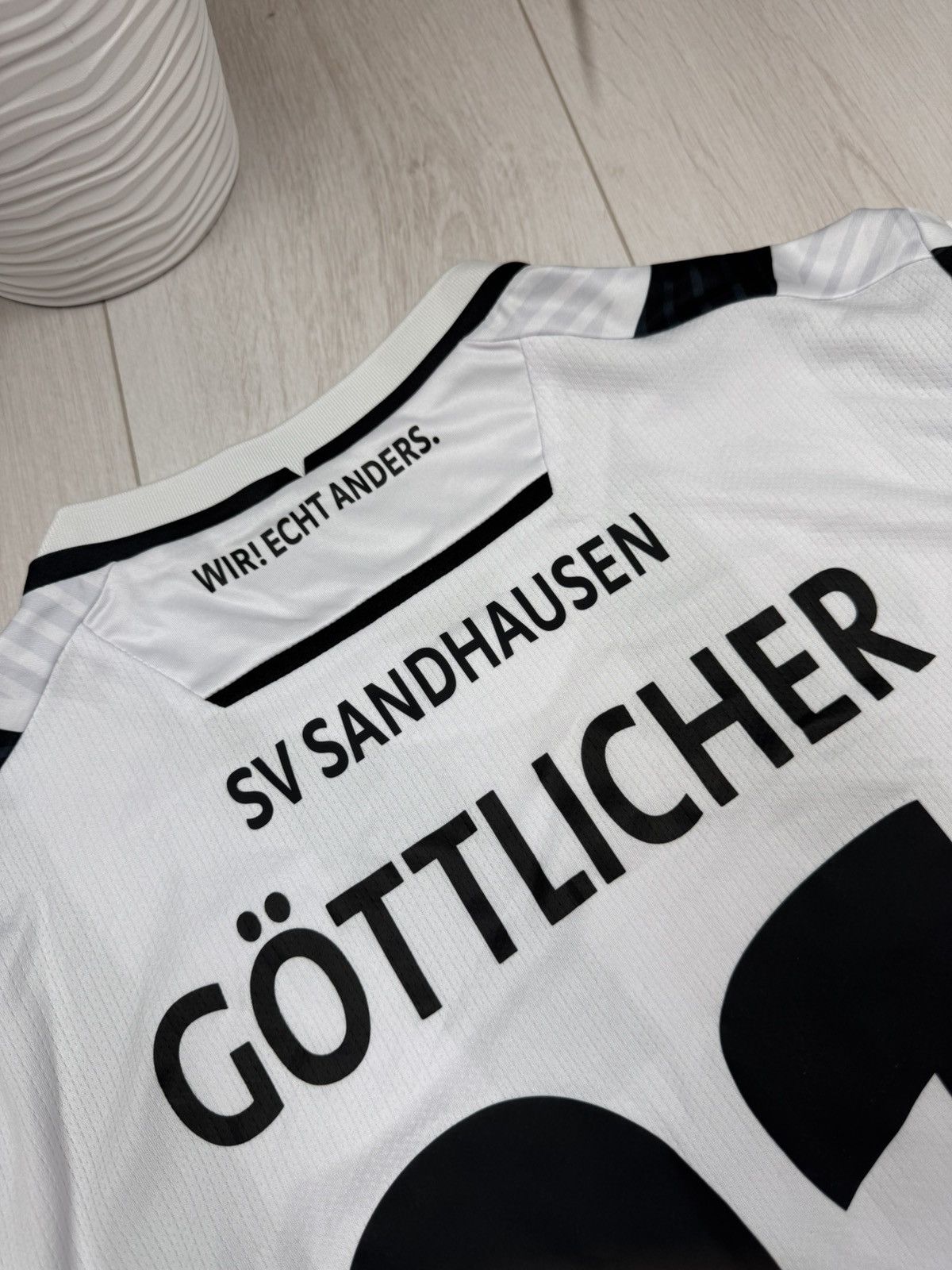 Macron Soccer Jersey Macron SV Sandhausen 1916 2023/24 Bundesliga Size US XXL / EU 58 / 5 - 16 Thumbnail