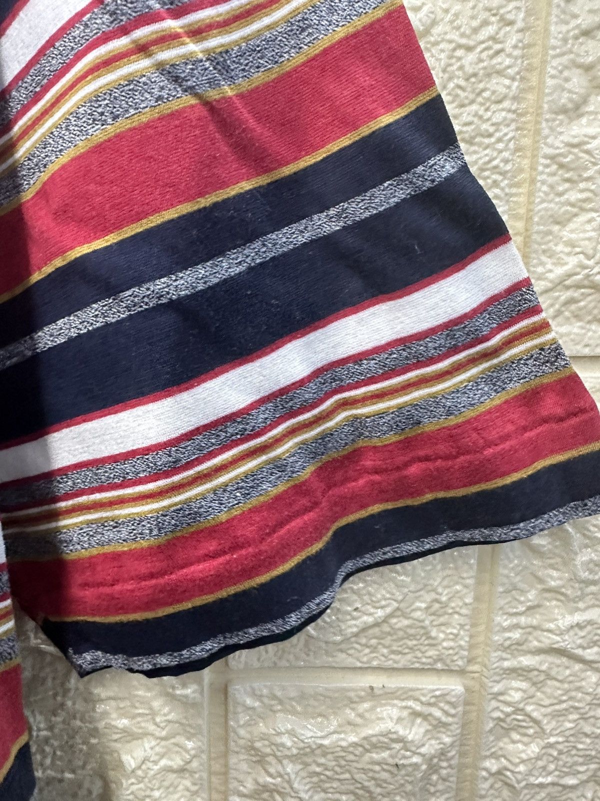 Lanvin × Vintage Vintage Lanvin Paris Single Stitch Stripe Polo Tee A229 Size US M / EU 48-50 / 2 - 7 Thumbnail