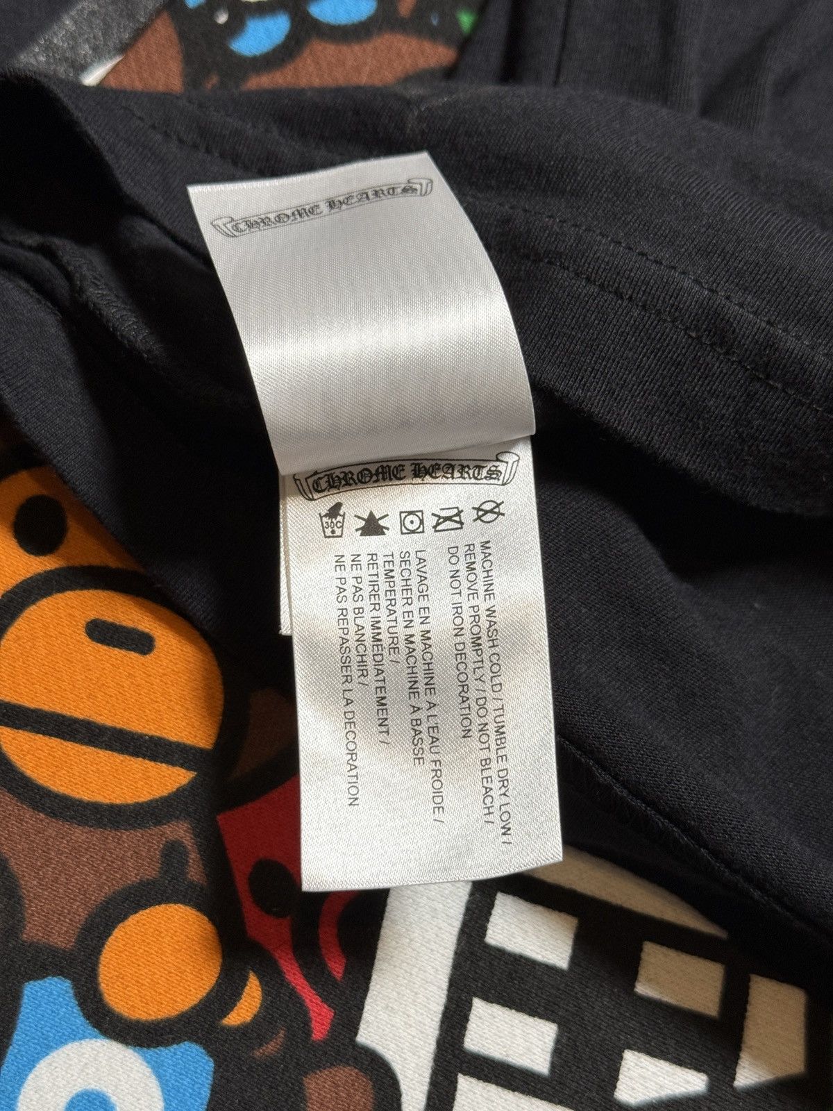 Chrome Hearts Chrome Hearts Black Charge Up Long Sleeve Tee Size US M / EU 48-50 / 2 - 8 Thumbnail