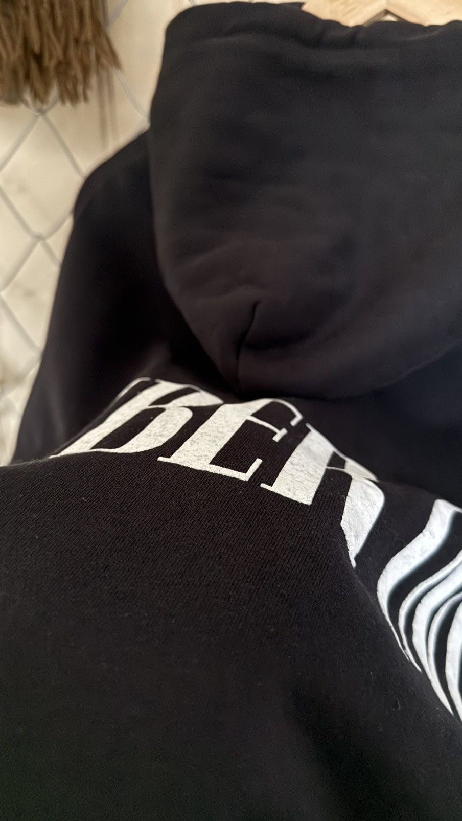 Number (N)ine Number (N)ine Arch Logo Big Spellout Black Hoodie Size US S / EU 44-46 / 1 - 3 Thumbnail
