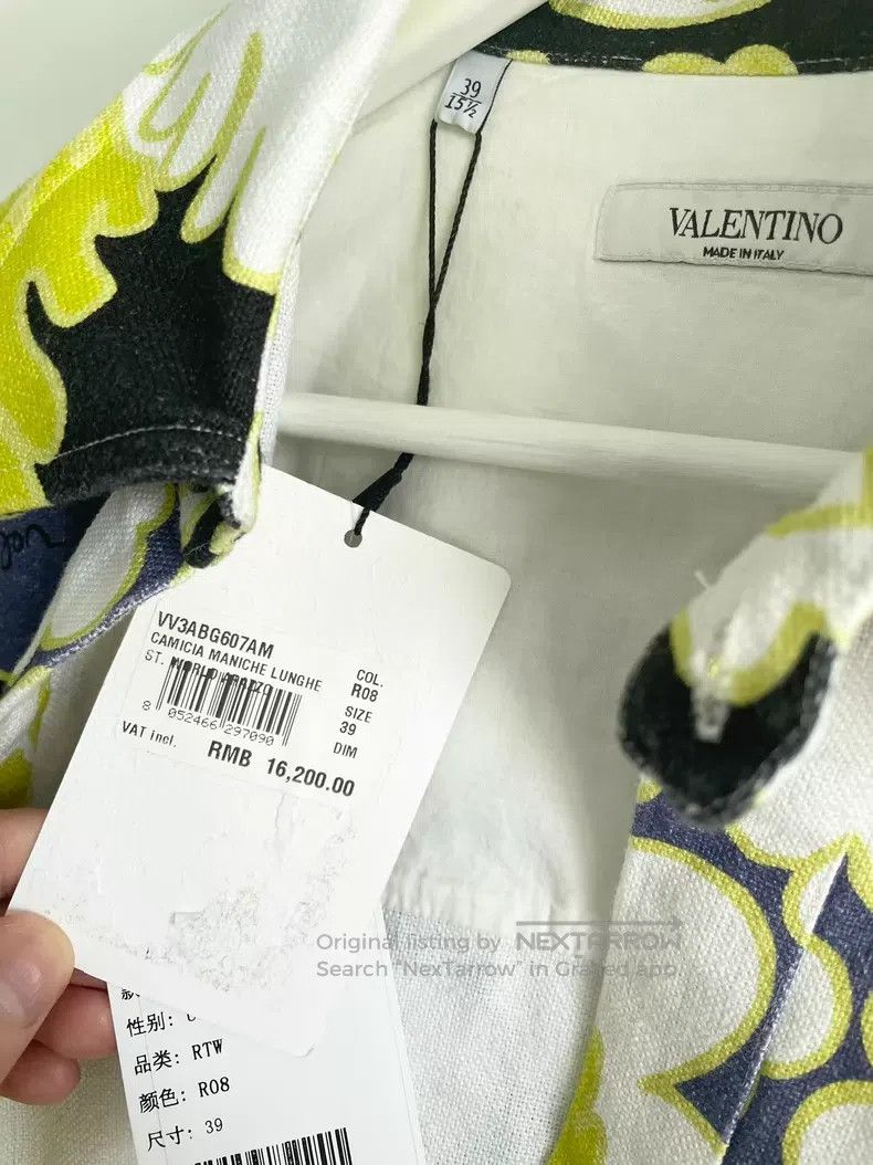 Valentino Valentino Men's long-sleeved printed shirt-style jacket Size US M / EU 48-50 / 2 - 4 Thumbnail