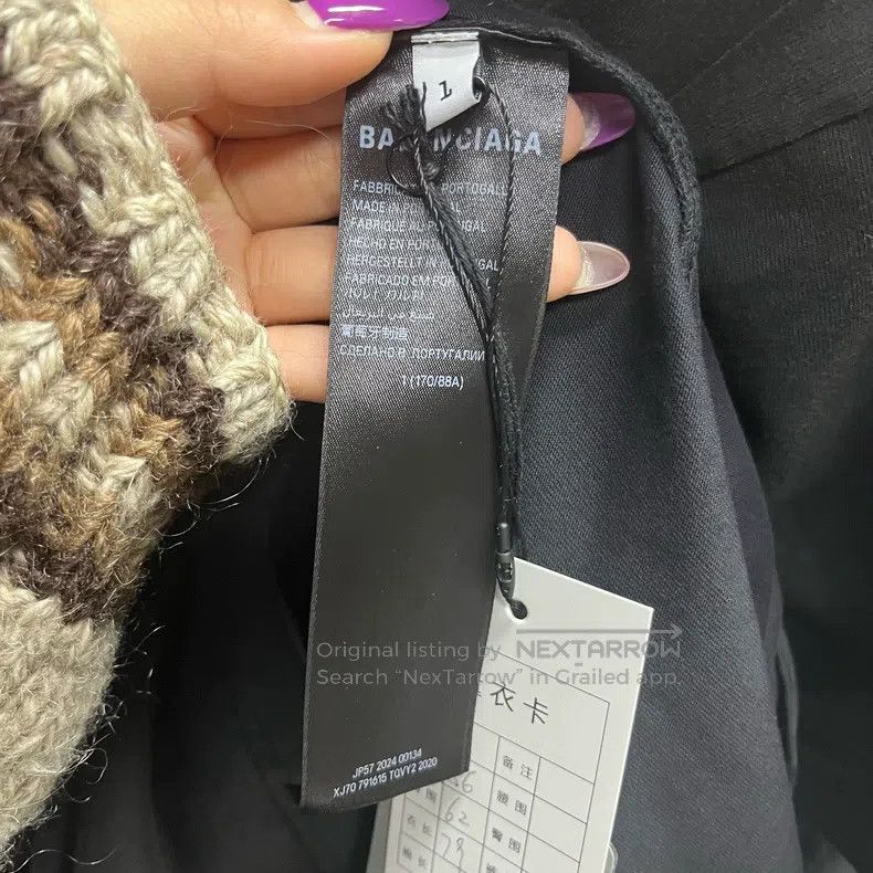 Balenciaga Balenciaga Black letter print casual round neck short-slee Size US S / EU 44-46 / 1 - 3 Thumbnail