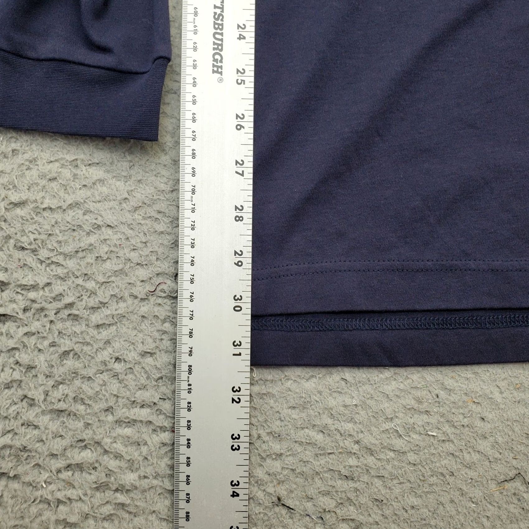 Jos. A. Bank Jos. A. Bank Polo Shirt Men 2XL Navy High Low Slit Long Sleeve Spread Collared Shirt Size US XXL / EU 58 / 5 - 4 Thumbnail