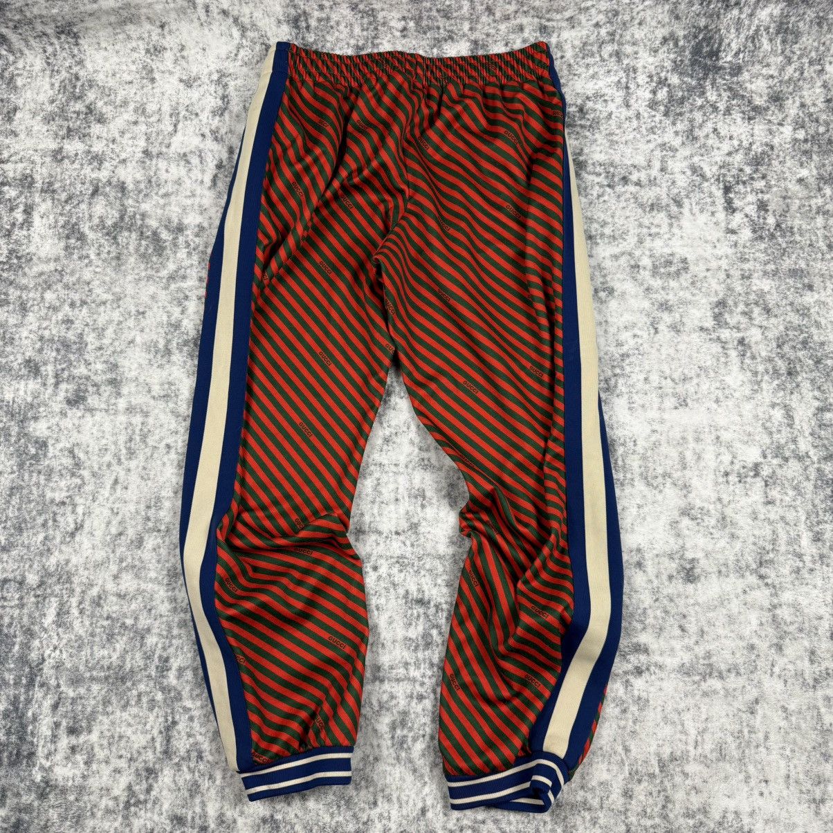 Gucci Gucci Diagonal Stripe Technical Jersey Track Pants Size US 30 / EU 46 - 4 Thumbnail