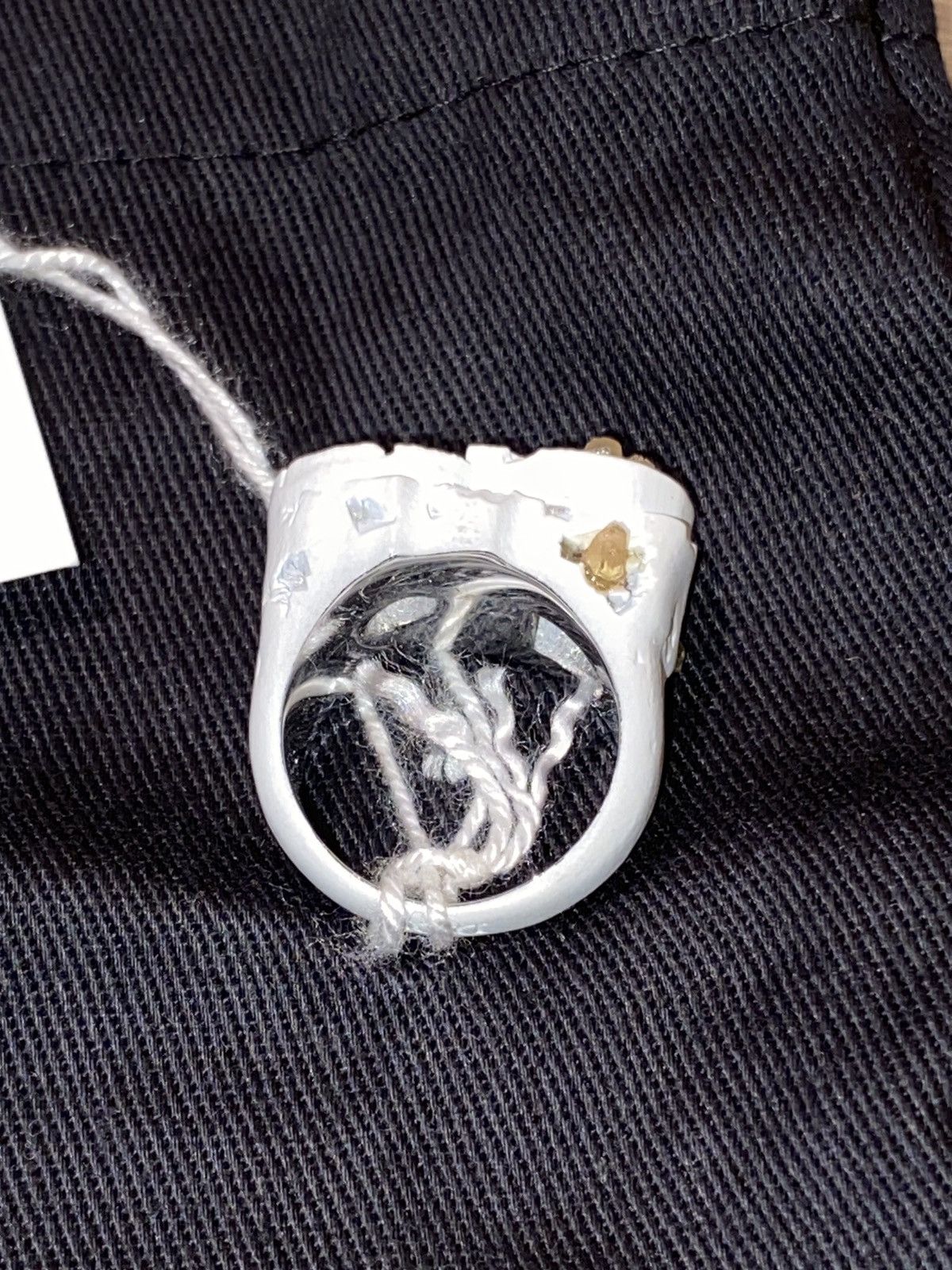 Daniel Arsham × Dior Dior x Daniel Arsham Eroded CD Ring (SMALL/MEDIUM) Size ONE SIZE - 4 Thumbnail