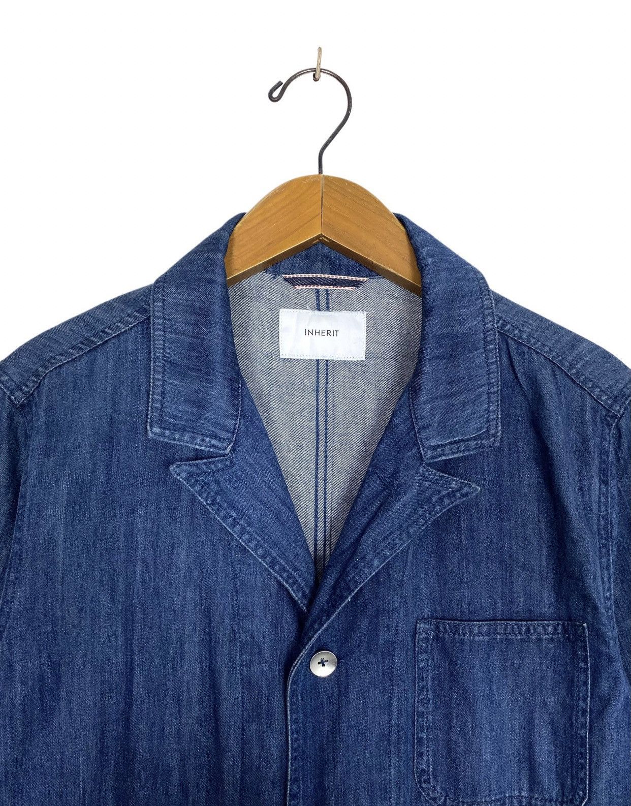 Japanese Brand Rare‼️ Inherit Workwear Long Denim Jacket Size US M / EU 48-50 / 2 - 2 Thumbnail