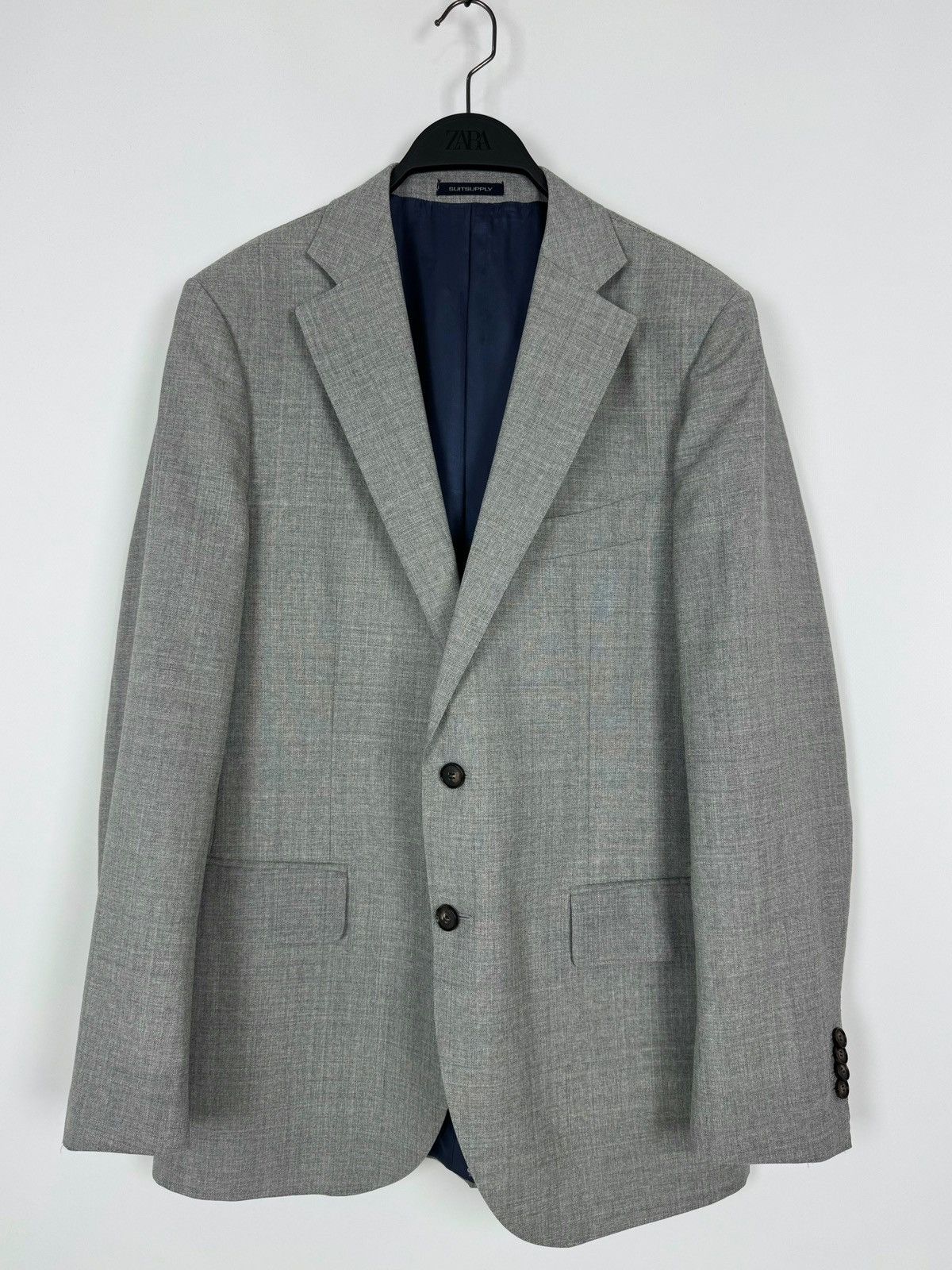 Suitsupply Suitsupply Lazio Single Breasted Wool Blazer Size 52S - 3 Thumbnail