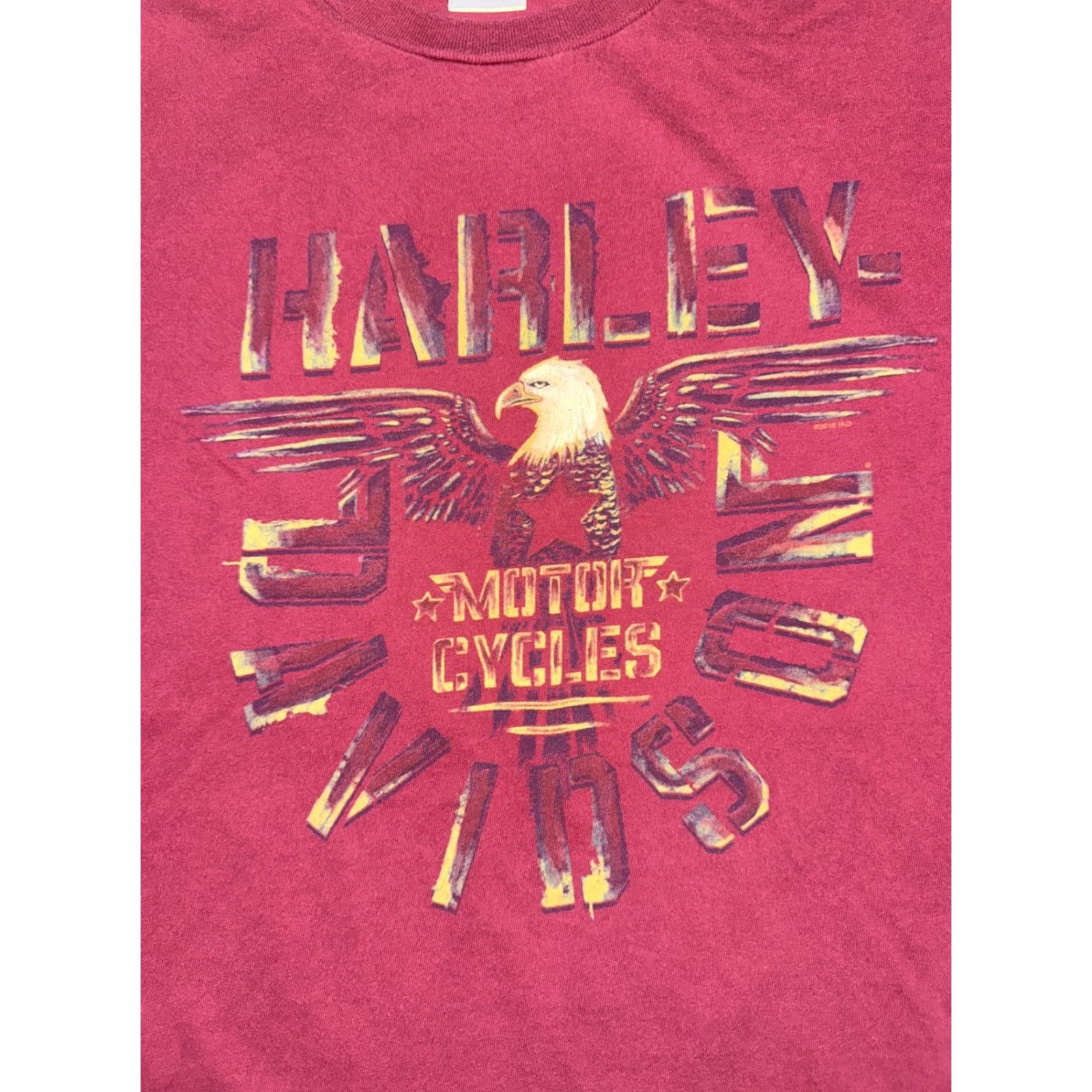 Harley Davidson VINTAGE Harley-Davidson Nature Cycles Eagle T-Shirt 2XL Maroon USA Biker VTG Shirt Men XX L? Size US XXL / EU 58 / 5 - 2 Thumbnail