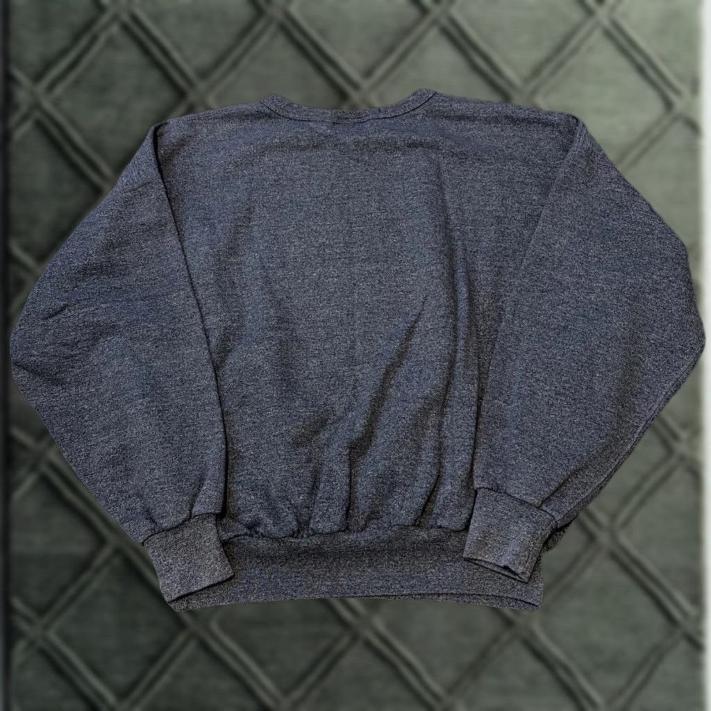J Brand VINTAGE On Your Mark Sweatshirt Navy Blue Crewneck Medium M Mens 80s Pullover Crewneck Knits Blank Blue Size US M / EU 48-50 / 2 - 1 Thumbnail