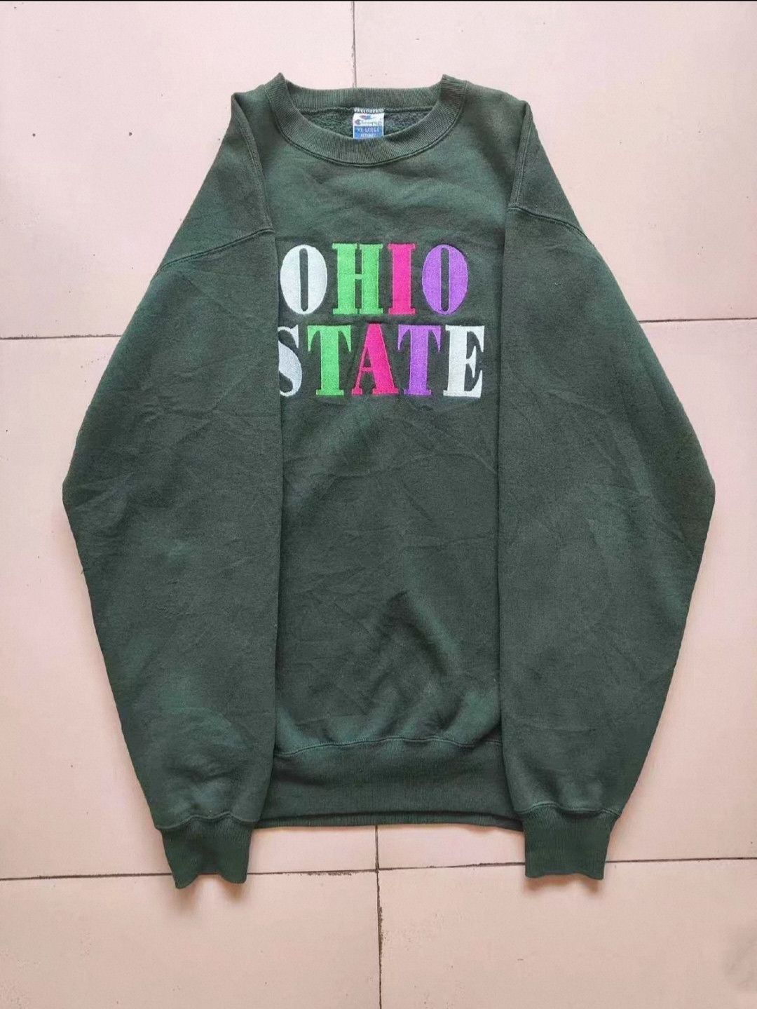 Champion 90s Ohio State Rainbow Embroidery Sweatshirts Size US XXL / EU 58 / 5 - 2 Thumbnail